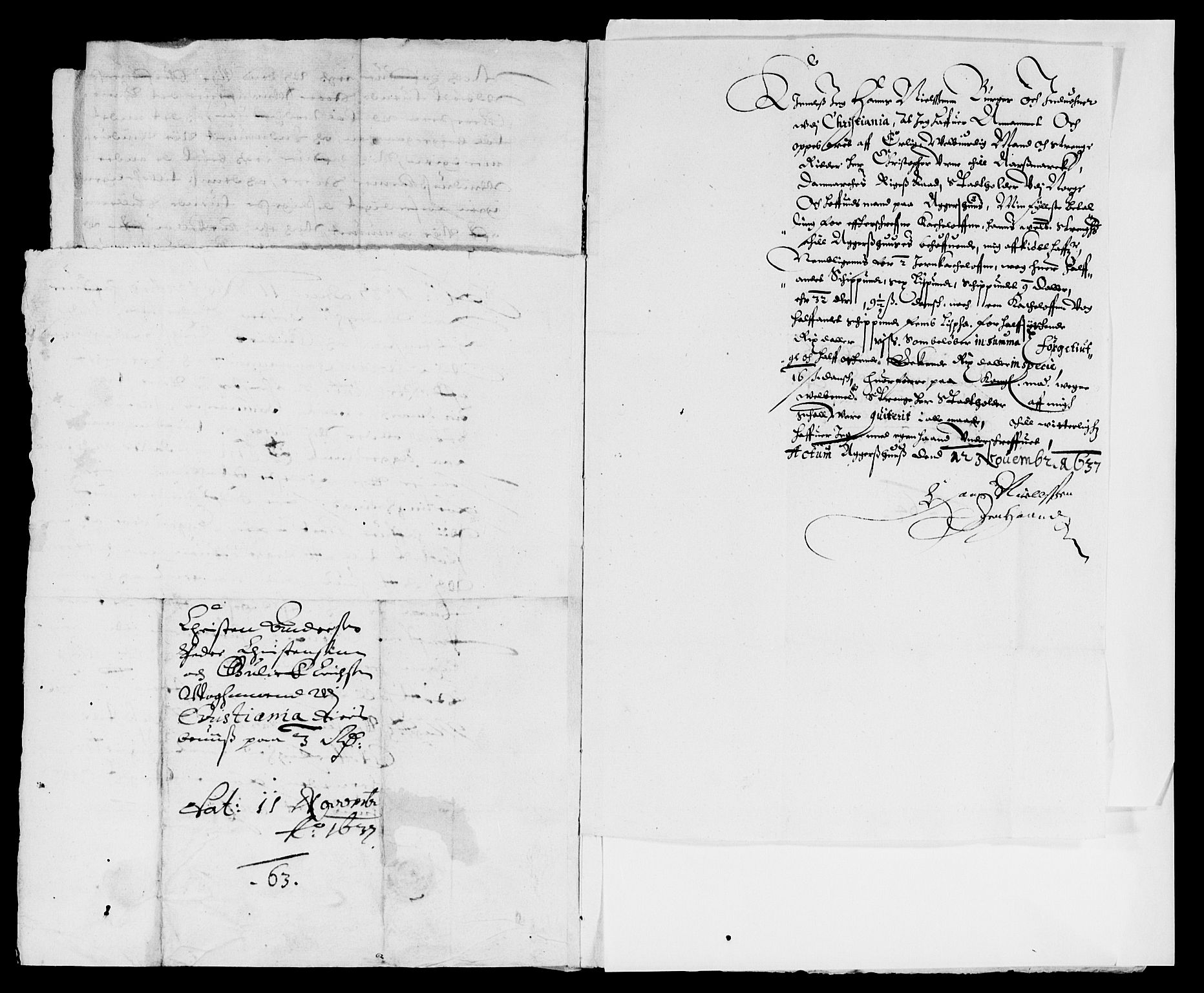 Rentekammeret inntil 1814, Reviderte regnskaper, Lensregnskaper, AV/RA-EA-5023/R/Rb/Rba/L0136: Akershus len, 1637-1638