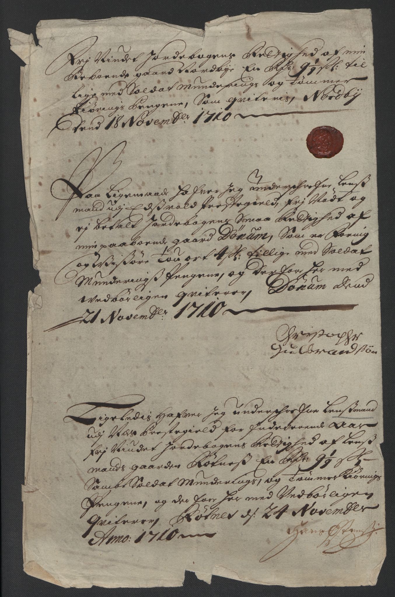 Rentekammeret inntil 1814, Reviderte regnskaper, Fogderegnskap, AV/RA-EA-4092/R12/L0720: Fogderegnskap Øvre Romerike, 1710-1711, p. 155