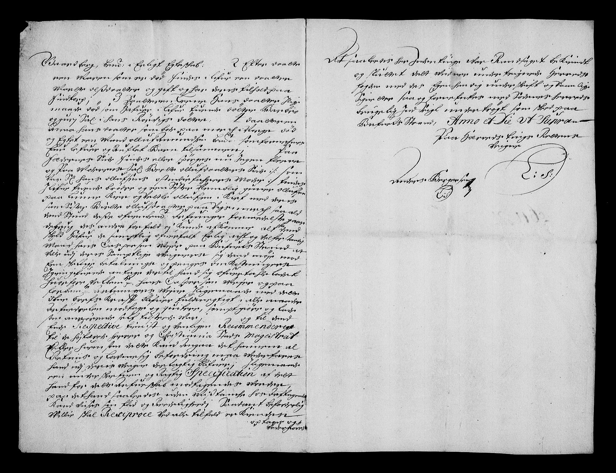 Stattholderembetet 1572-1771, RA/EA-2870/Af/L0002: Avskrifter av vedlegg til originale supplikker, nummerert i samsvar med supplikkbøkene, 1687-1689, p. 108