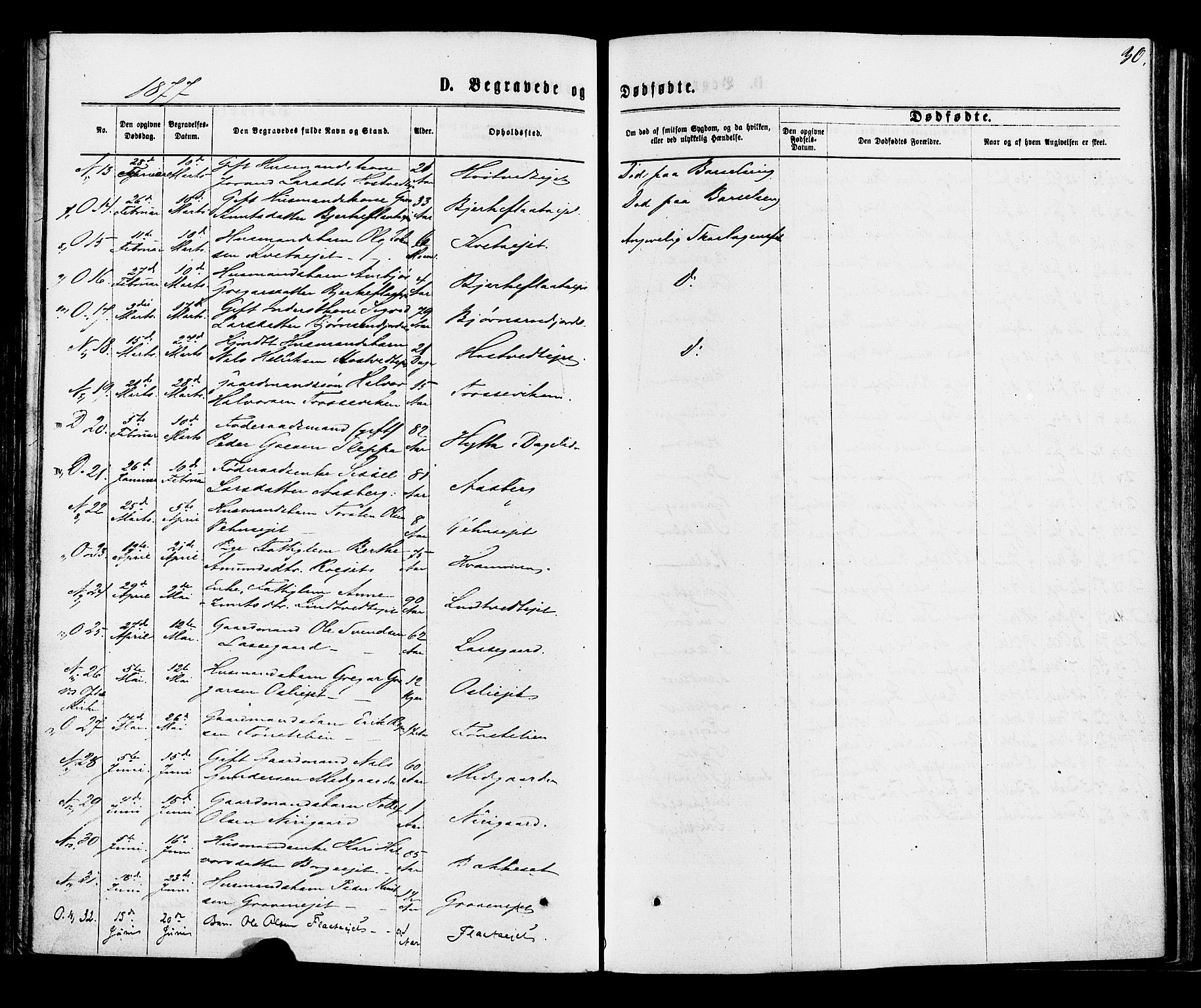 Nore kirkebøker, AV/SAKO-A-238/F/Fa/L0004: Parish register (official) no. I 4, 1867-1877, p. 30