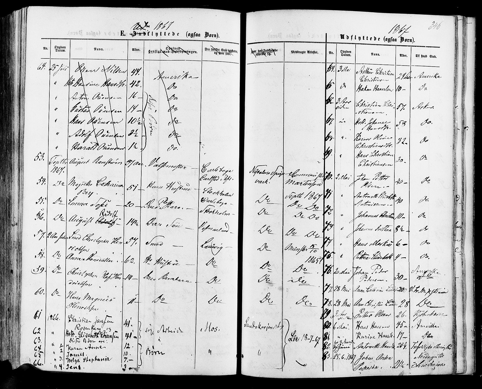 Vestre Aker prestekontor Kirkebøker, AV/SAO-A-10025/F/Fa/L0005: Parish register (official) no. 5, 1859-1877, p. 346