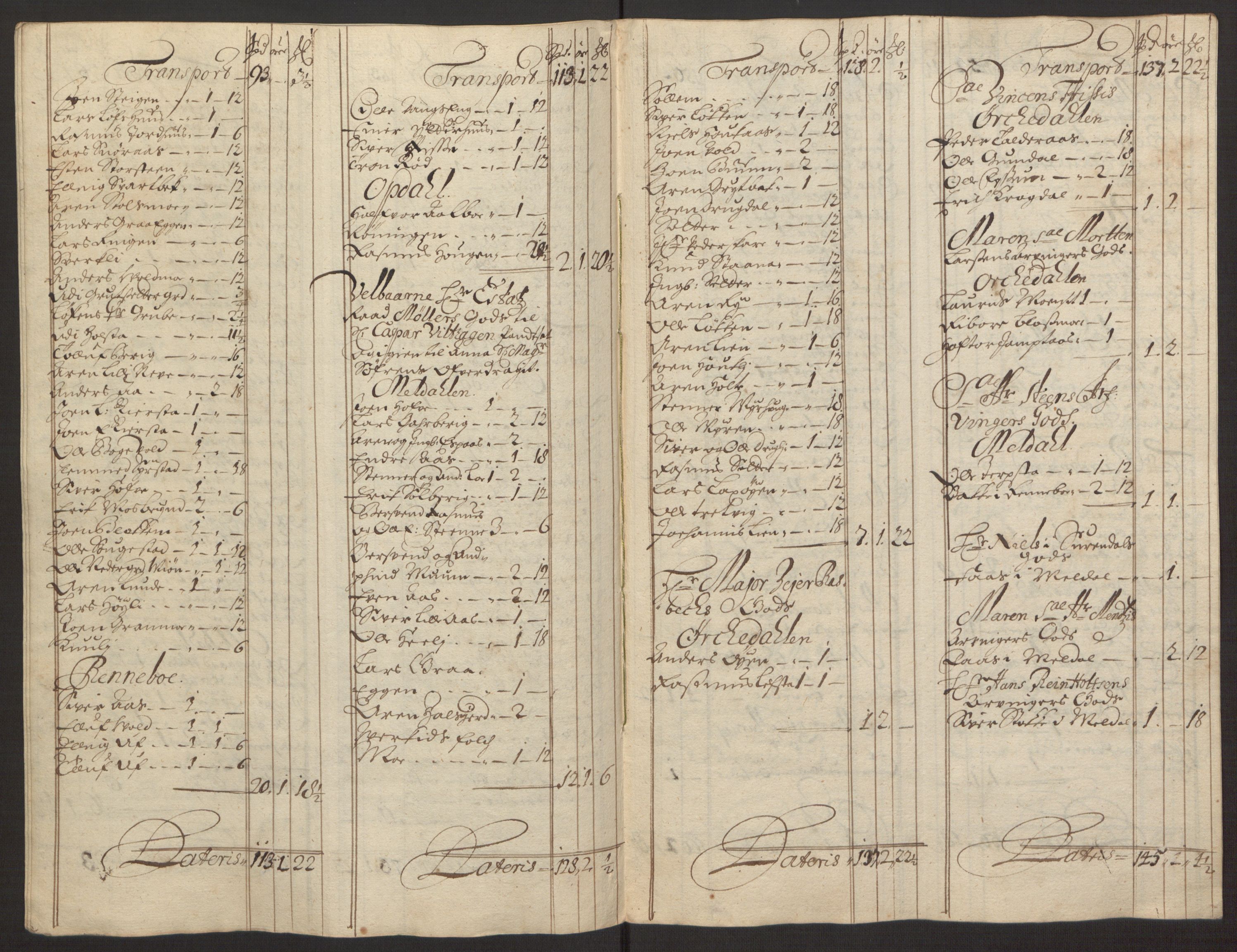 Rentekammeret inntil 1814, Reviderte regnskaper, Fogderegnskap, AV/RA-EA-4092/R58/L3937: Fogderegnskap Orkdal, 1691-1692, p. 54