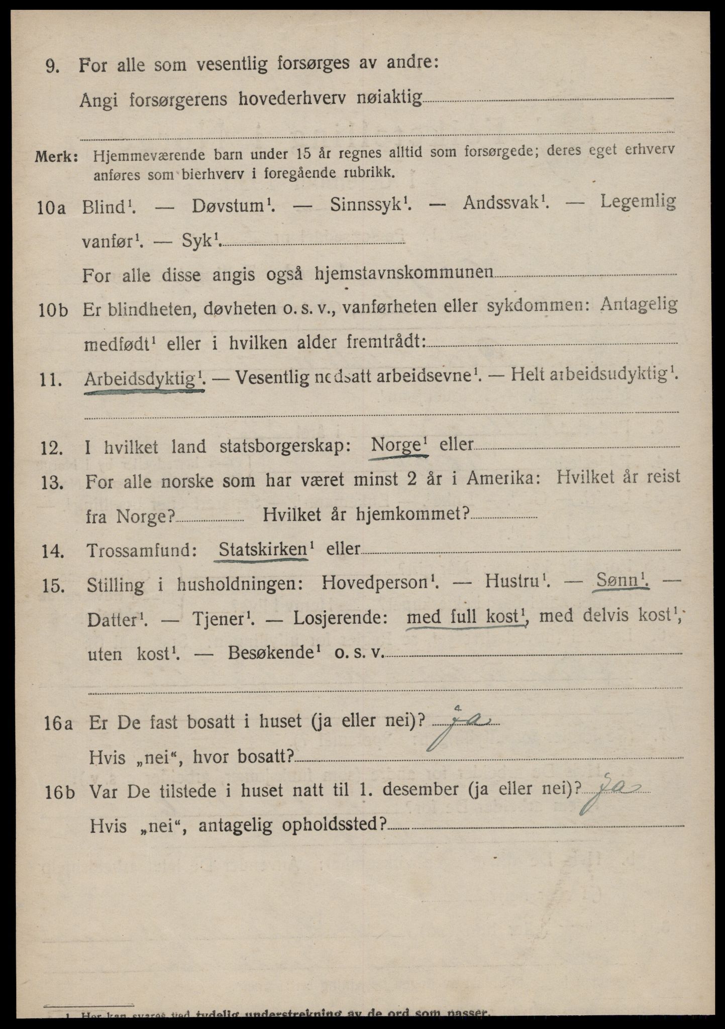 SAT, 1920 census for Edøy, 1920, p. 507