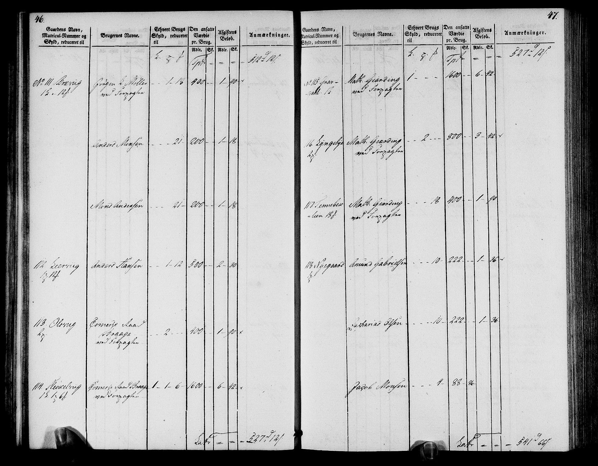 Rentekammeret inntil 1814, Realistisk ordnet avdeling, AV/RA-EA-4070/N/Ne/Nea/L0113: Nordhordland og Voss fogderi. Oppebørselsregister, 1803-1804, p. 27