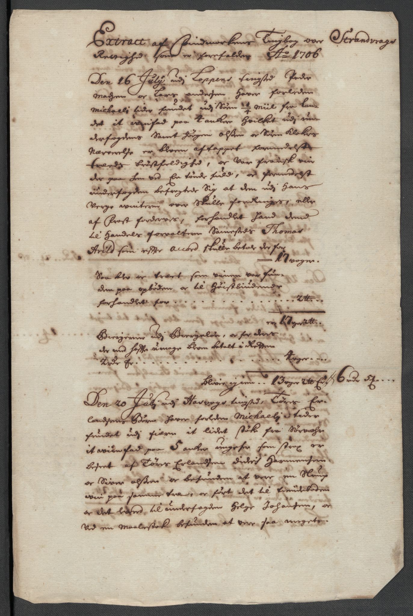 Rentekammeret inntil 1814, Reviderte regnskaper, Fogderegnskap, RA/EA-4092/R69/L4853: Fogderegnskap Finnmark/Vardøhus, 1705-1706, p. 247