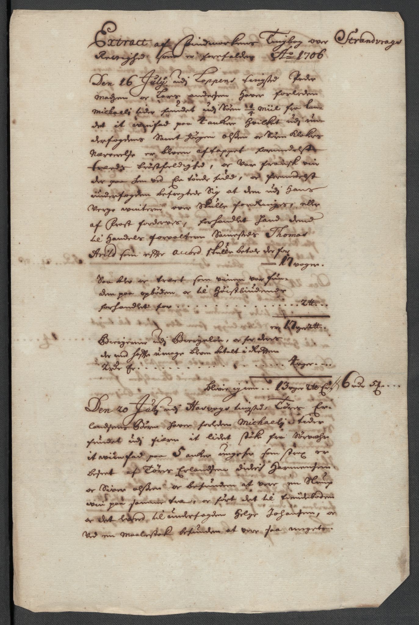 Rentekammeret inntil 1814, Reviderte regnskaper, Fogderegnskap, AV/RA-EA-4092/R69/L4853: Fogderegnskap Finnmark/Vardøhus, 1705-1706, p. 247