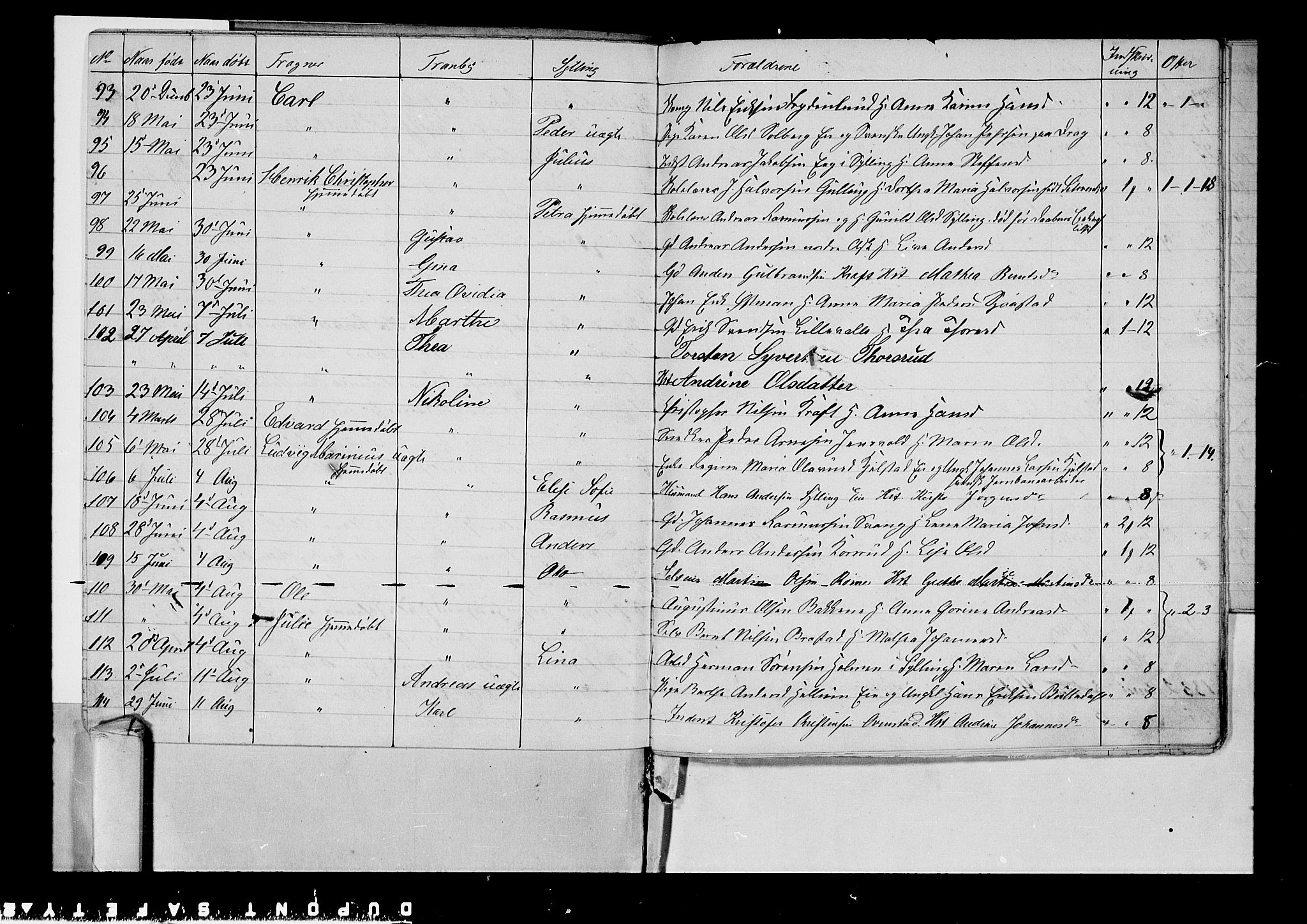 Lier kirkebøker, AV/SAKO-A-230/G/Ga/L0003: Parish register (copy) no. I 3, 1861-1873