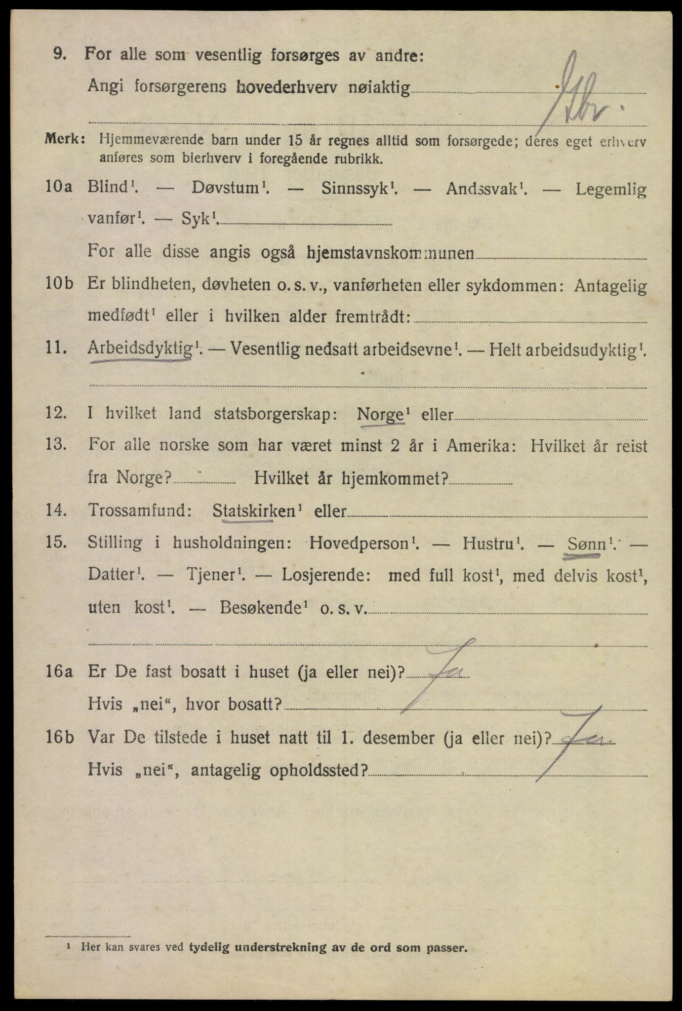 SAKO, 1920 census for Borre, 1920, p. 6929