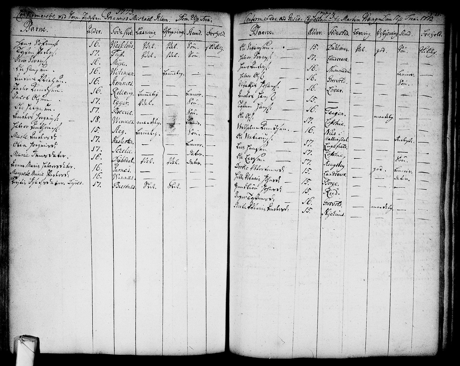 Sandsvær kirkebøker, AV/SAKO-A-244/F/Fa/L0002a: Parish register (official) no. I 2, 1725-1809, p. 371