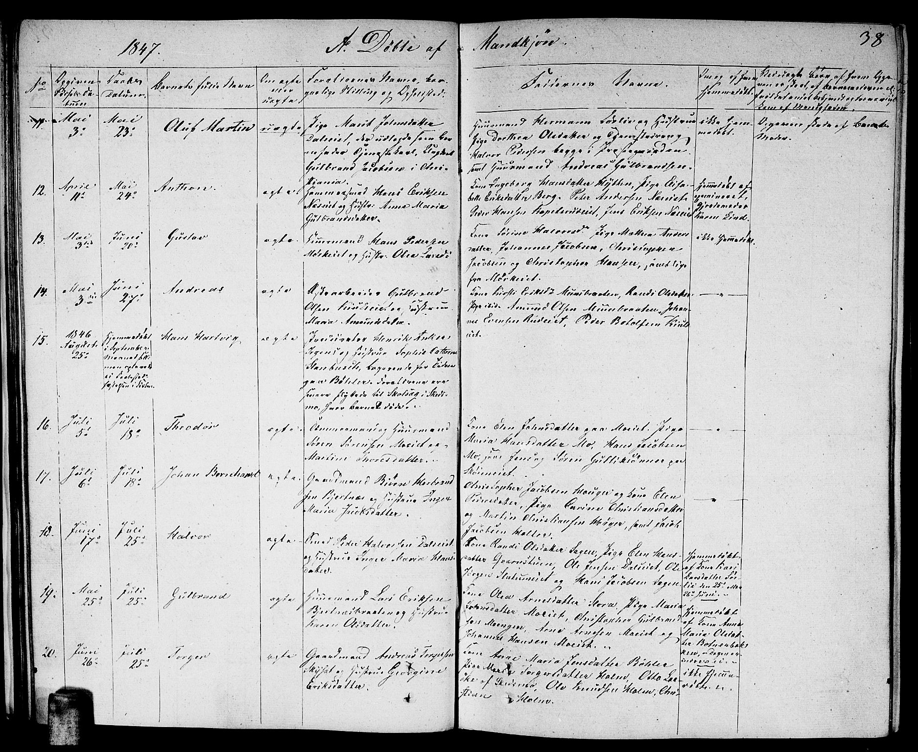 Nittedal prestekontor Kirkebøker, AV/SAO-A-10365a/F/Fa/L0004: Parish register (official) no. I 4, 1836-1849, p. 38