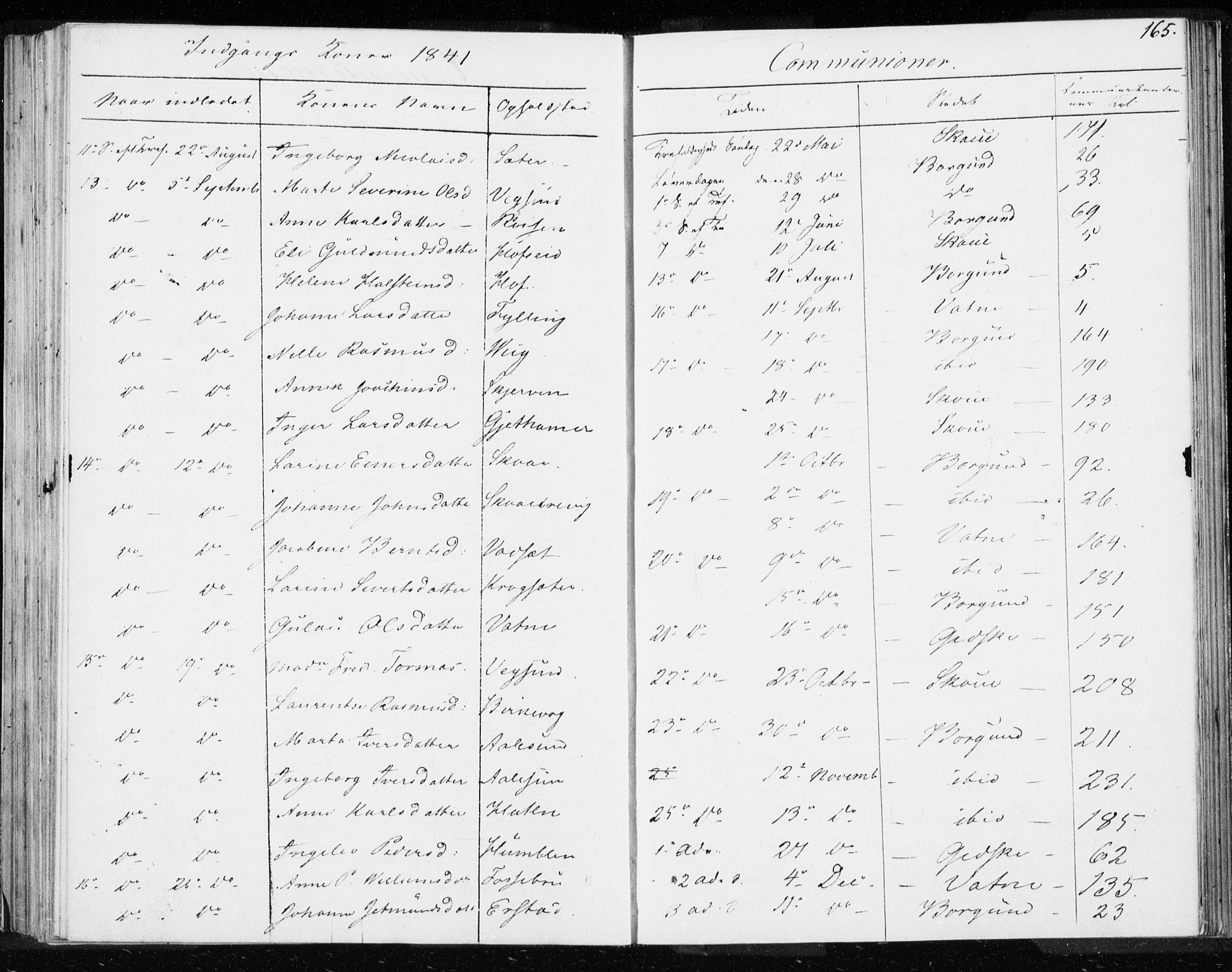 Ministerialprotokoller, klokkerbøker og fødselsregistre - Møre og Romsdal, SAT/A-1454/528/L0414: Curate's parish register no. 528B02, 1833-1844, p. 165