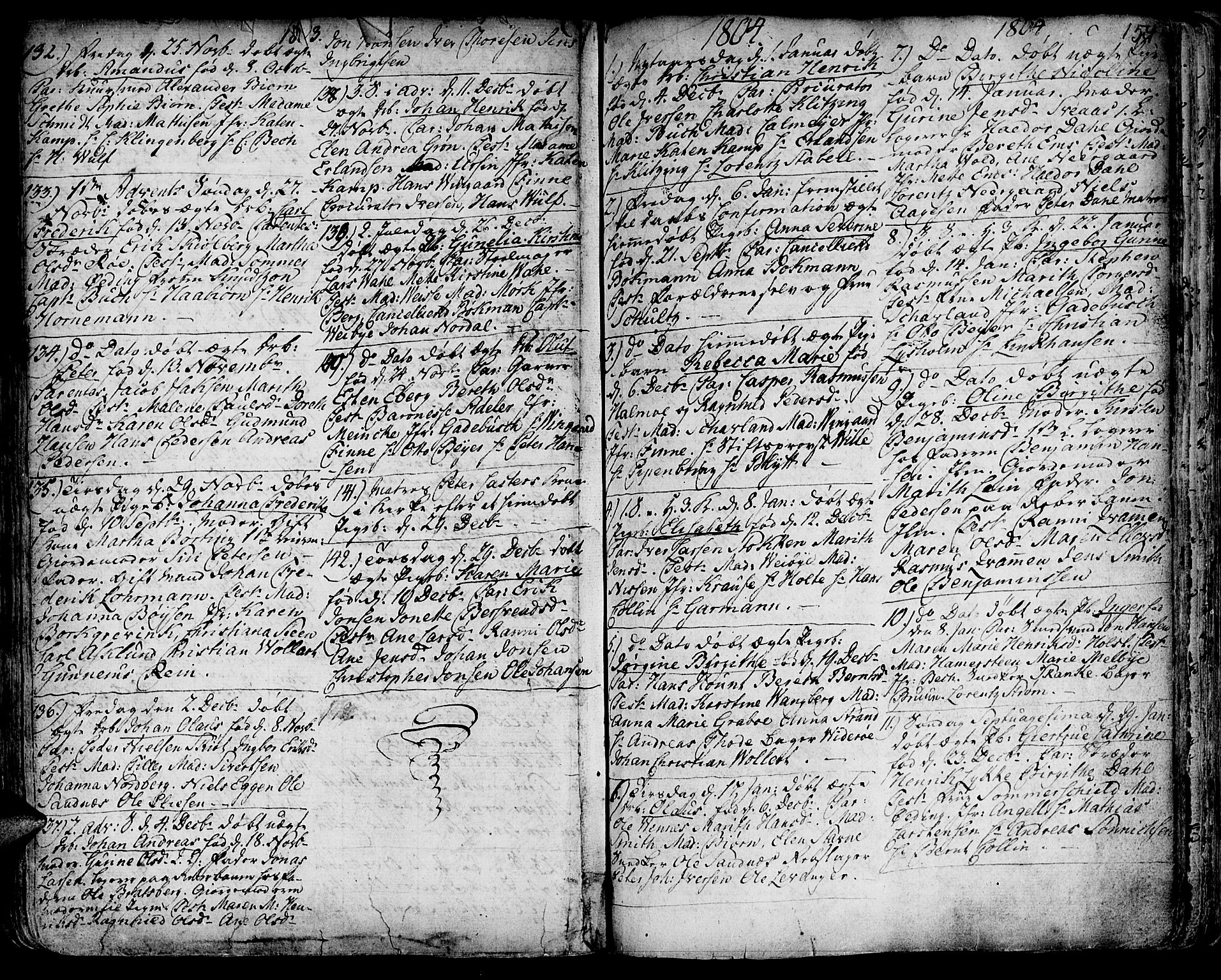 Ministerialprotokoller, klokkerbøker og fødselsregistre - Sør-Trøndelag, SAT/A-1456/601/L0039: Parish register (official) no. 601A07, 1770-1819, p. 154