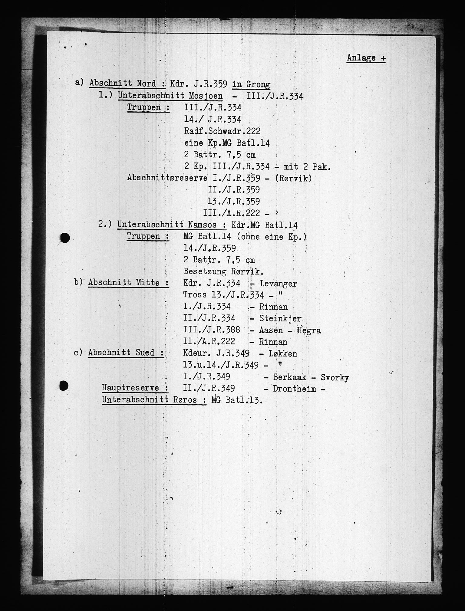 Documents Section, AV/RA-RAFA-2200/V/L0087: Amerikansk mikrofilm "Captured German Documents".
Box No. 726.  FKA jnr. 601/1954., 1940, p. 266