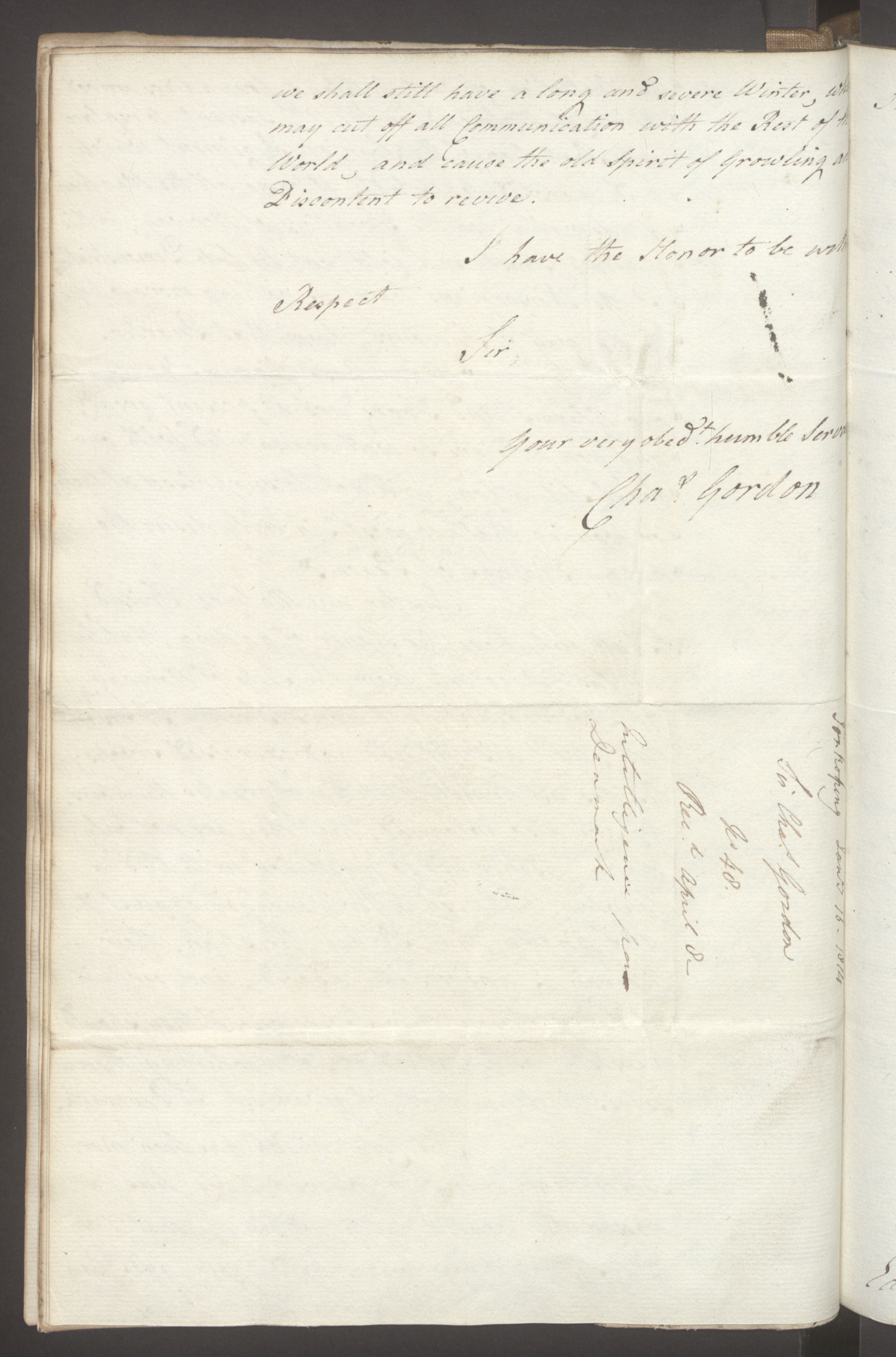 Foreign Office*, UKA/-/FO 38/16: Sir C. Gordon. Reports from Malmö, Jonkoping, and Helsingborg, 1814, p. 10