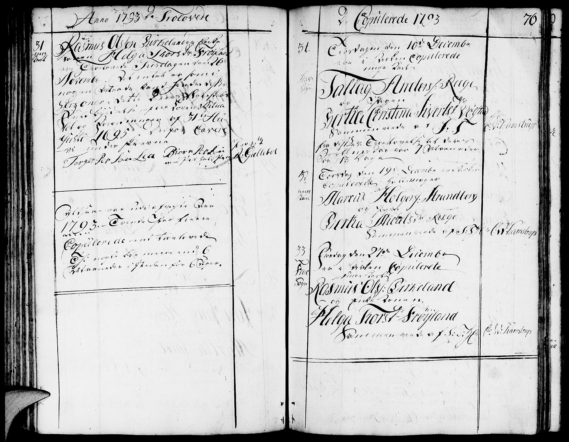 Domkirken sokneprestkontor, SAST/A-101812/001/30/30BA/L0006: Parish register (official) no. A 6, 1783-1815, p. 76