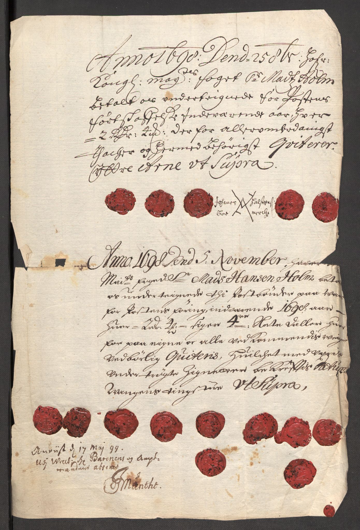 Rentekammeret inntil 1814, Reviderte regnskaper, Fogderegnskap, RA/EA-4092/R51/L3184: Fogderegnskap Nordhordland og Voss, 1698-1699, p. 156