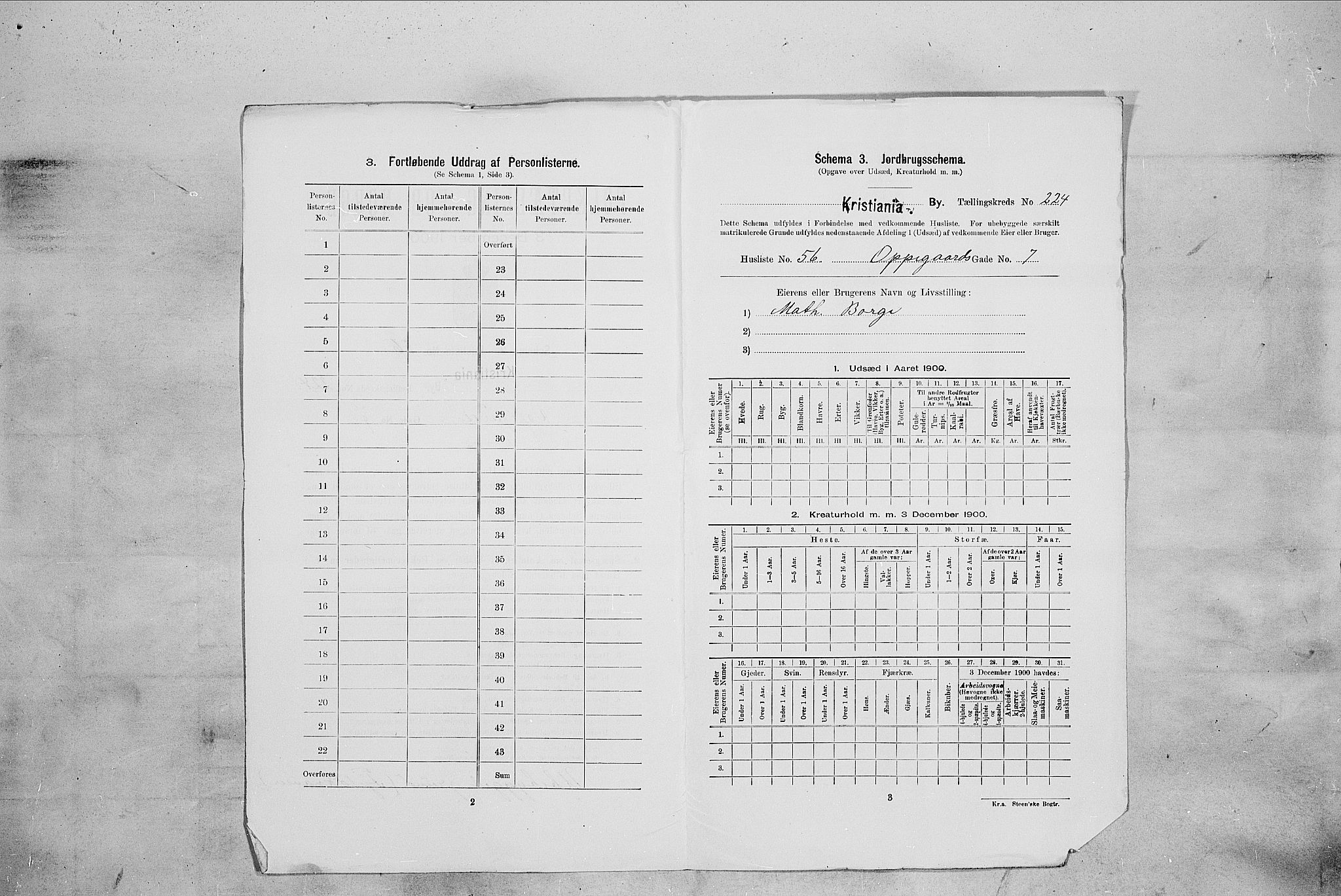 SAO, 1900 census for Kristiania, 1900, p. 68526