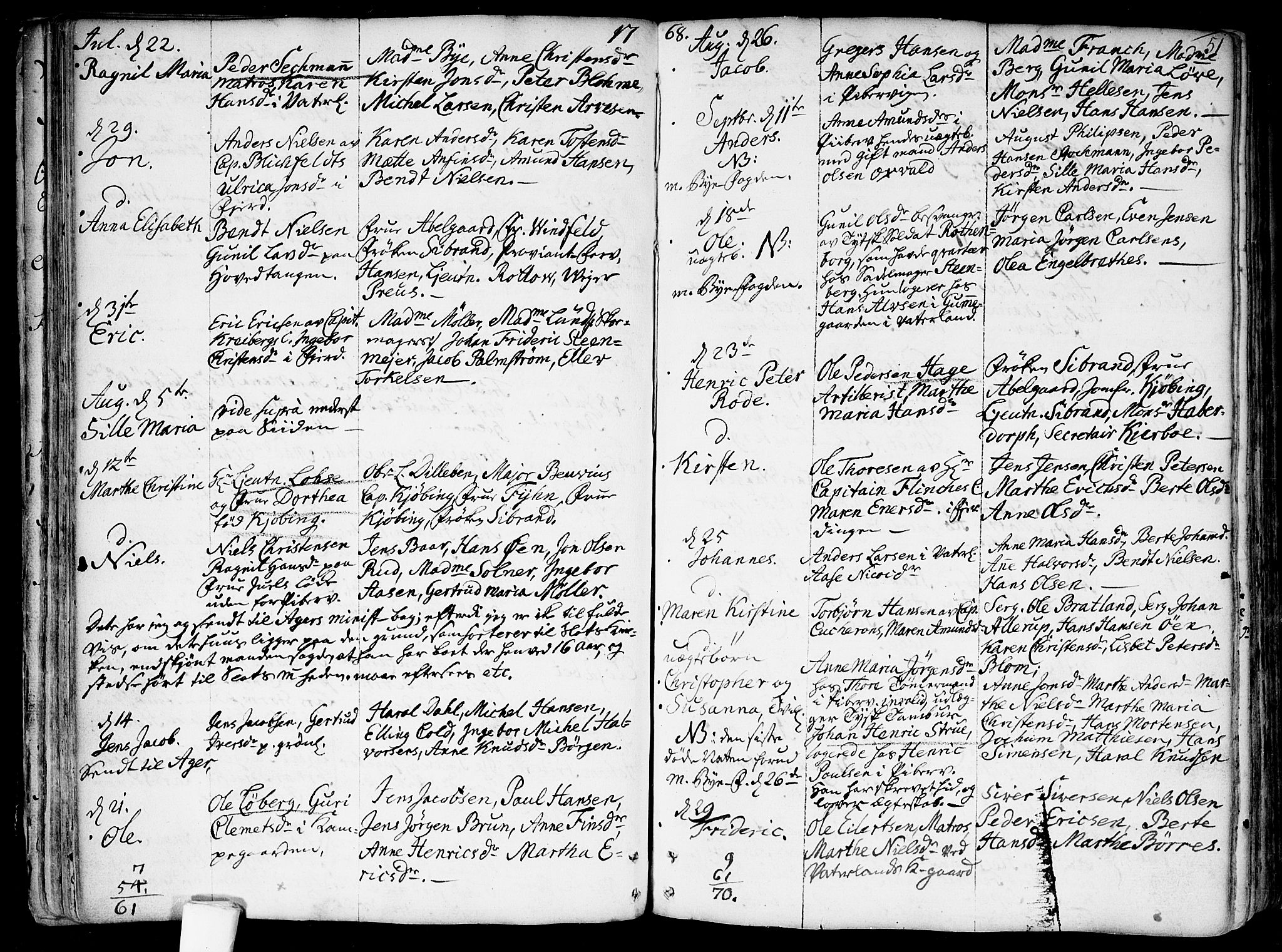 Garnisonsmenigheten Kirkebøker, AV/SAO-A-10846/F/Fa/L0002: Parish register (official) no. 2, 1757-1776, p. 51