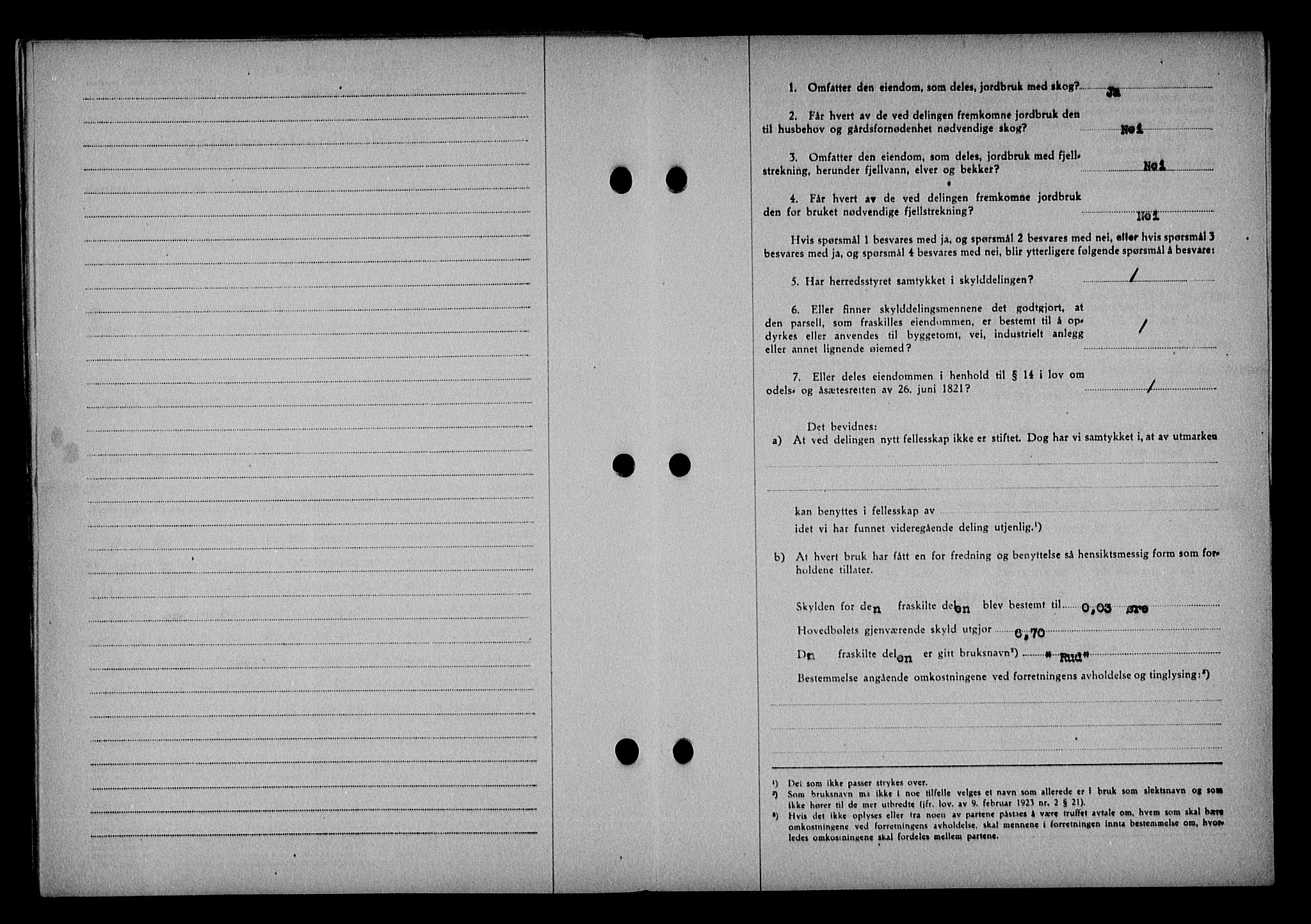 Vestre Nedenes/Sand sorenskriveri, SAK/1221-0010/G/Gb/Gba/L0053: Mortgage book no. A 6, 1944-1945, Diary no: : 581/1944