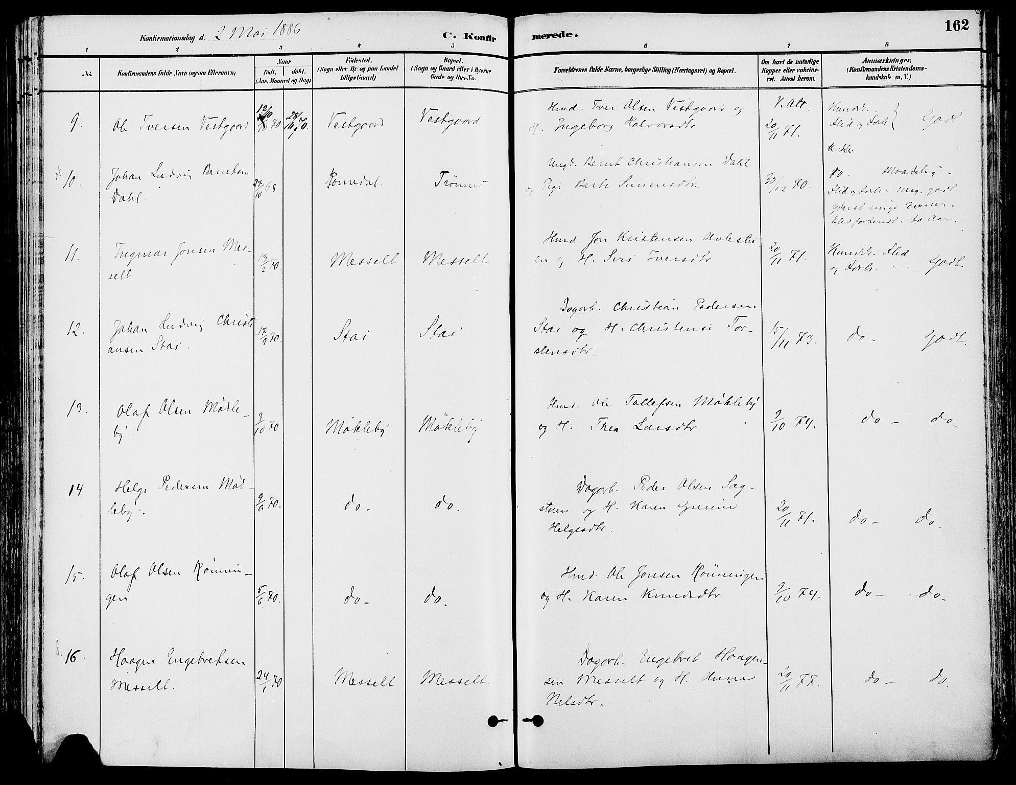 Stor-Elvdal prestekontor, AV/SAH-PREST-052/H/Ha/Haa/L0002: Parish register (official) no. 2, 1882-1907, p. 162