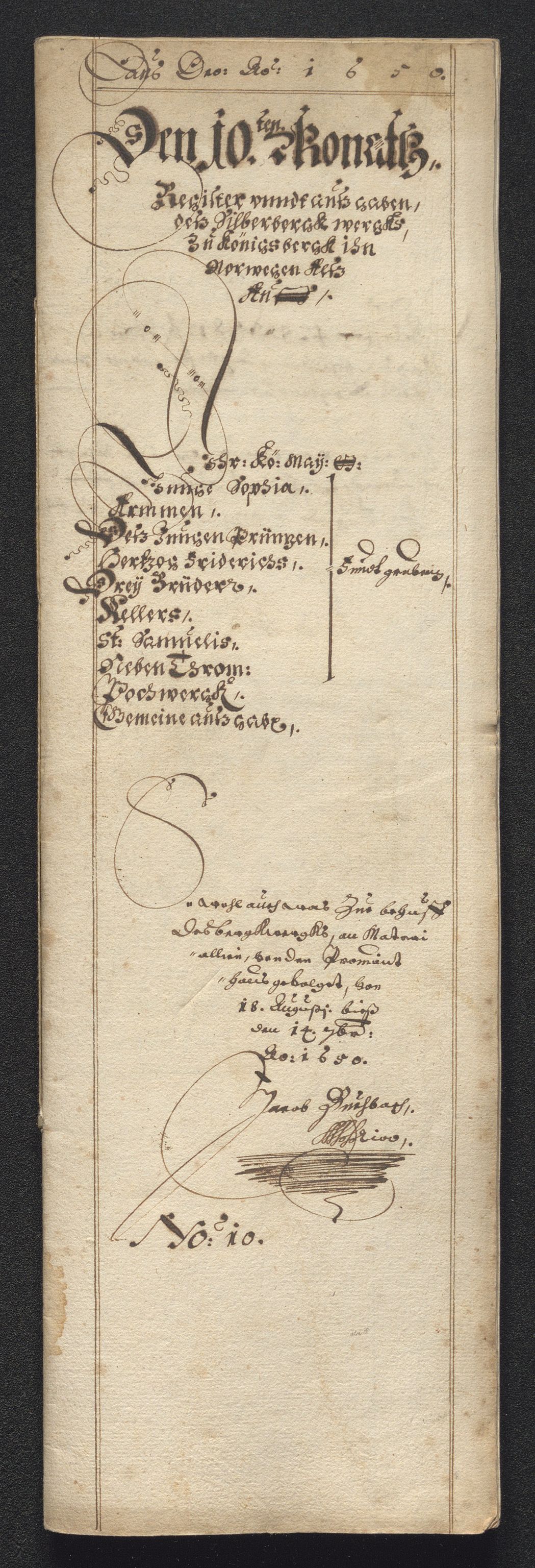 Kongsberg Sølvverk 1623-1816, AV/SAKO-EA-3135/001/D/Dc/Dcd/L0024: Utgiftsregnskap for gruver m.m. , 1650, p. 203