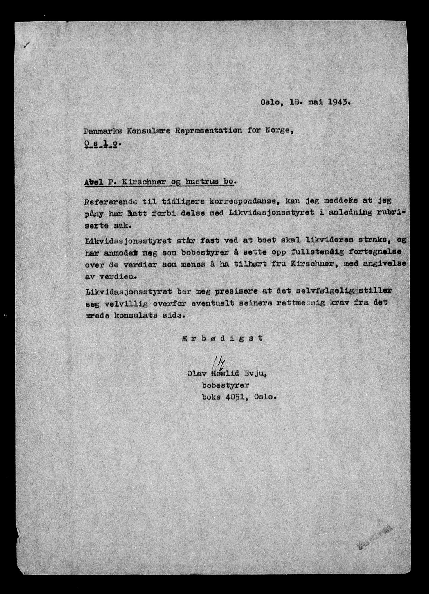 Justisdepartementet, Tilbakeføringskontoret for inndratte formuer, AV/RA-S-1564/H/Hc/Hcc/L0951: --, 1945-1947, p. 437