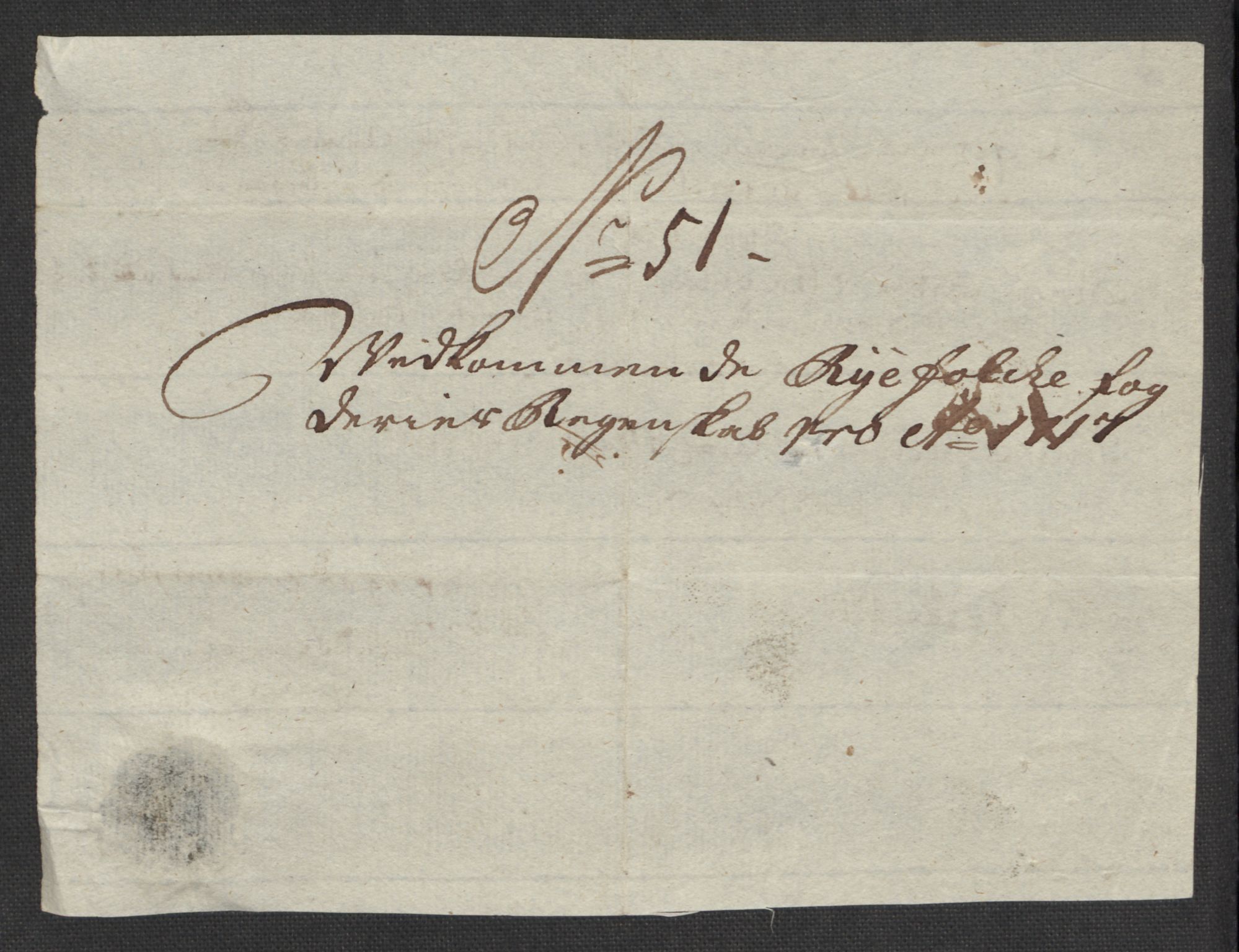 Rentekammeret inntil 1814, Reviderte regnskaper, Fogderegnskap, AV/RA-EA-4092/R47/L2870: Fogderegnskap Ryfylke, 1717, p. 277