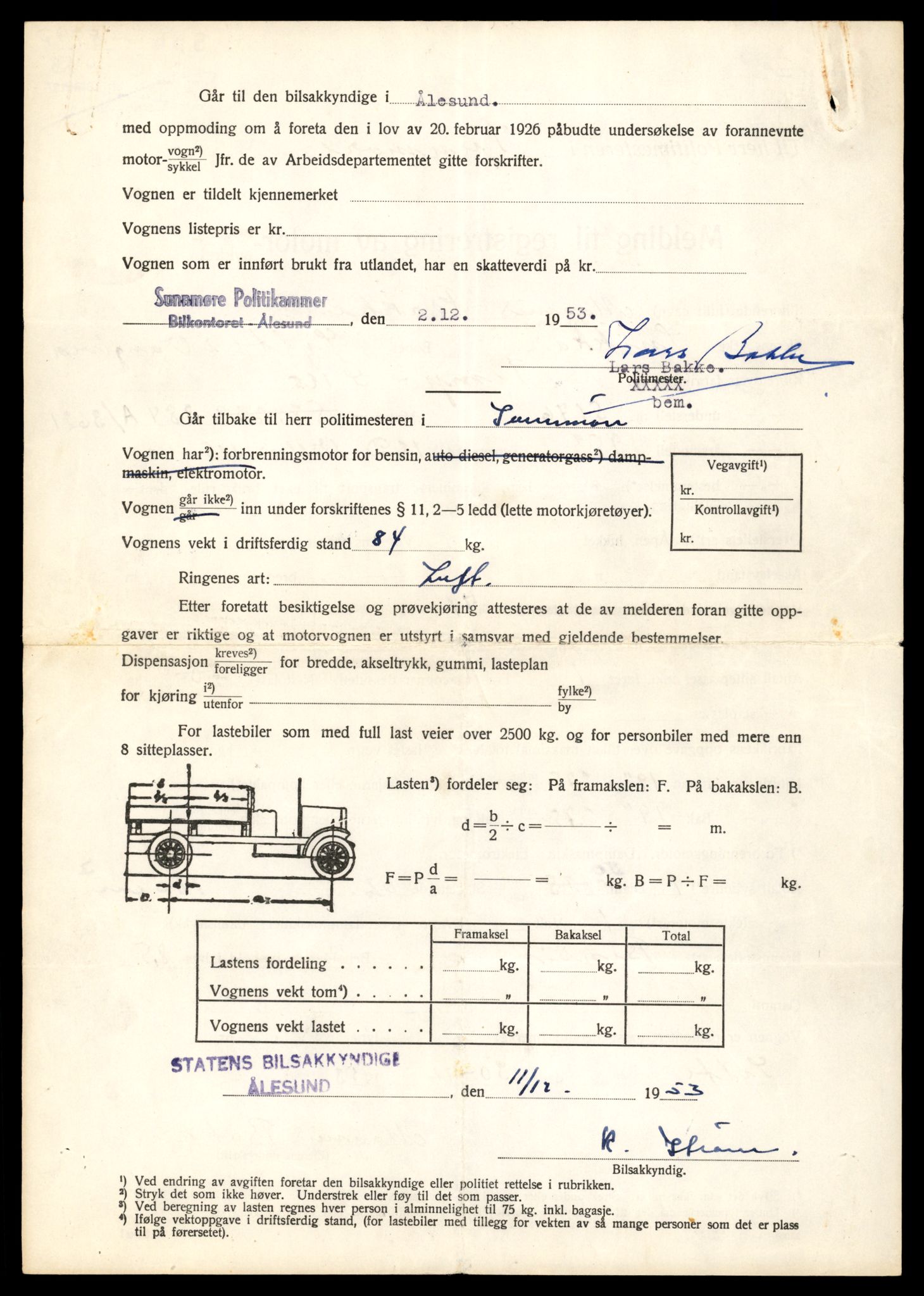 Møre og Romsdal vegkontor - Ålesund trafikkstasjon, AV/SAT-A-4099/F/Fe/L0037: Registreringskort for kjøretøy T 13031 - T 13179, 1927-1998, p. 616