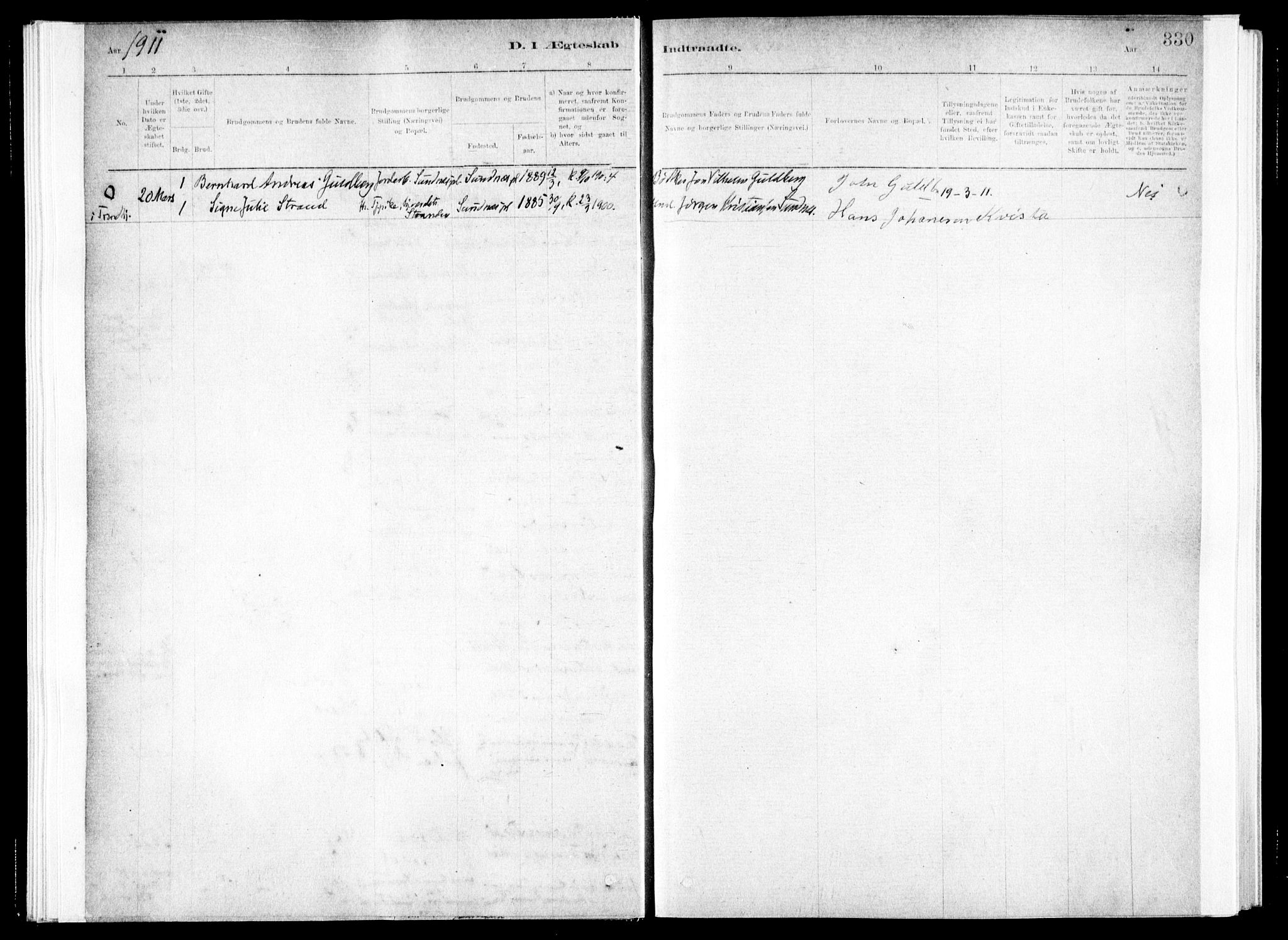 Ministerialprotokoller, klokkerbøker og fødselsregistre - Nord-Trøndelag, AV/SAT-A-1458/730/L0285: Parish register (official) no. 730A10, 1879-1914, p. 330
