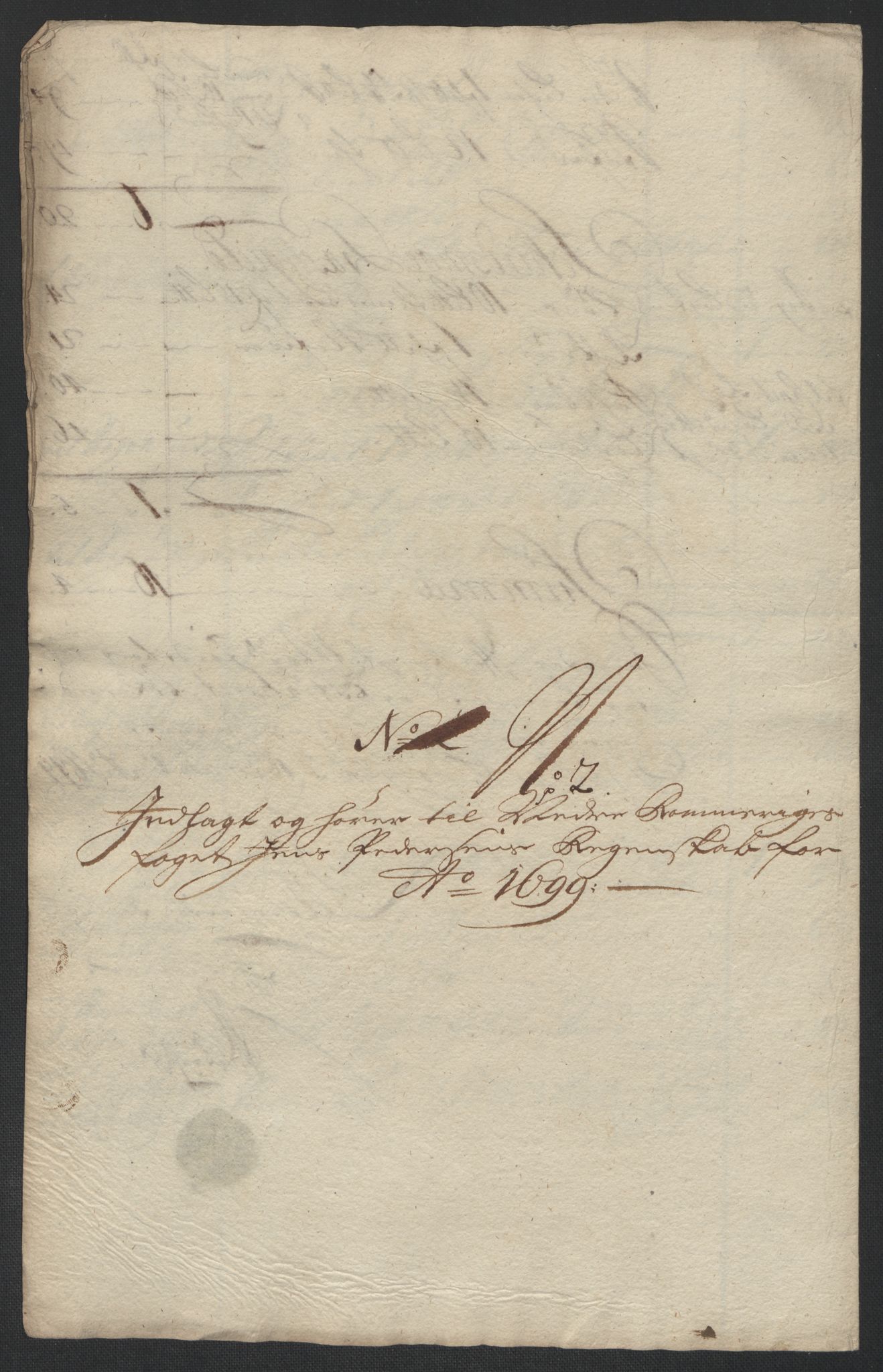 Rentekammeret inntil 1814, Reviderte regnskaper, Fogderegnskap, AV/RA-EA-4092/R11/L0582: Fogderegnskap Nedre Romerike, 1699, p. 26