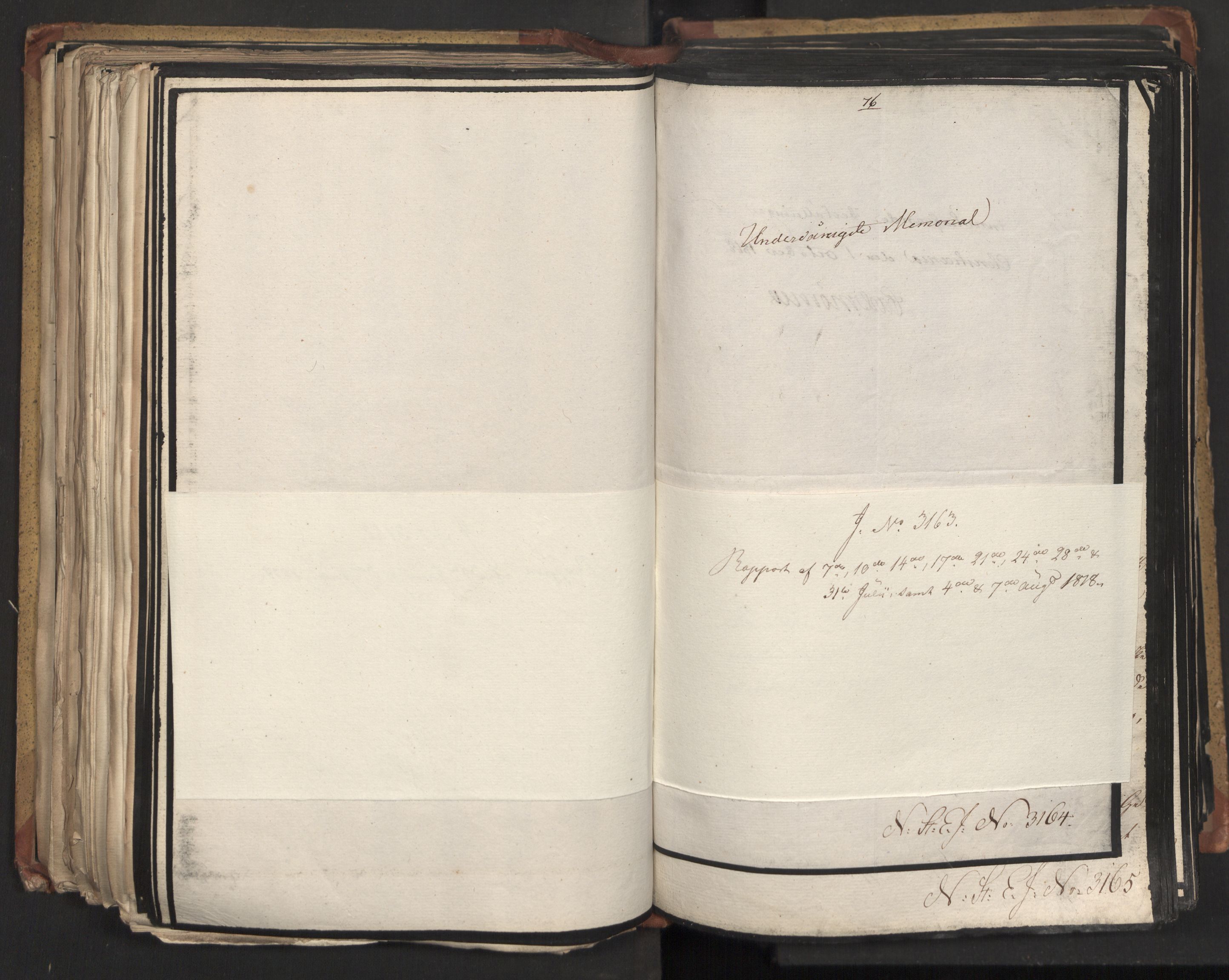 Statsrådsavdelingen i Stockholm, RA/S-1003/D/Da/L0015: Regjeringsinnstillinger nr. 3058-3300, 1818, p. 268