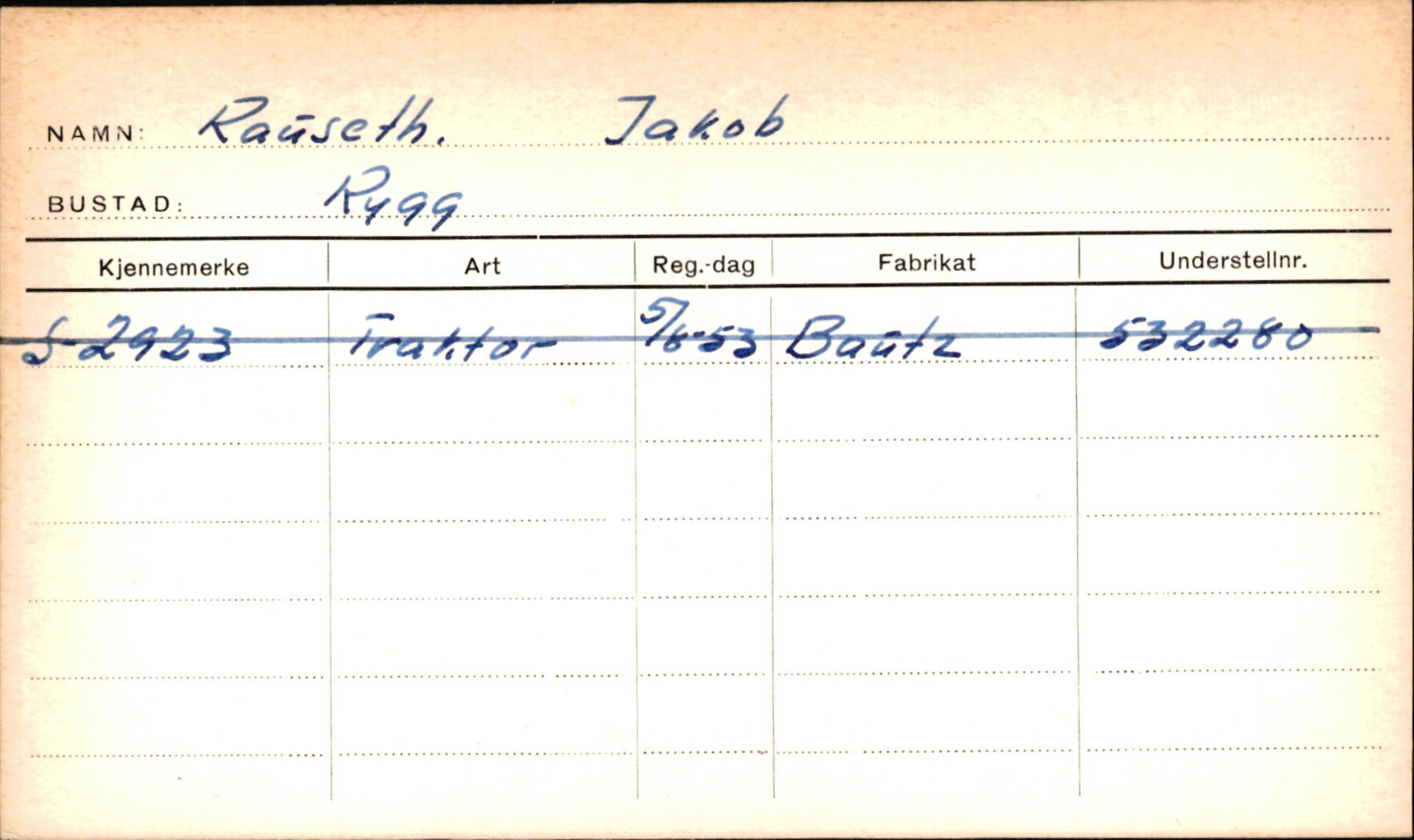 Statens vegvesen, Sogn og Fjordane vegkontor, AV/SAB-A-5301/4/F/L0001E: Eigarregister Fjordane til 1.6.1961, 1930-1961, p. 11