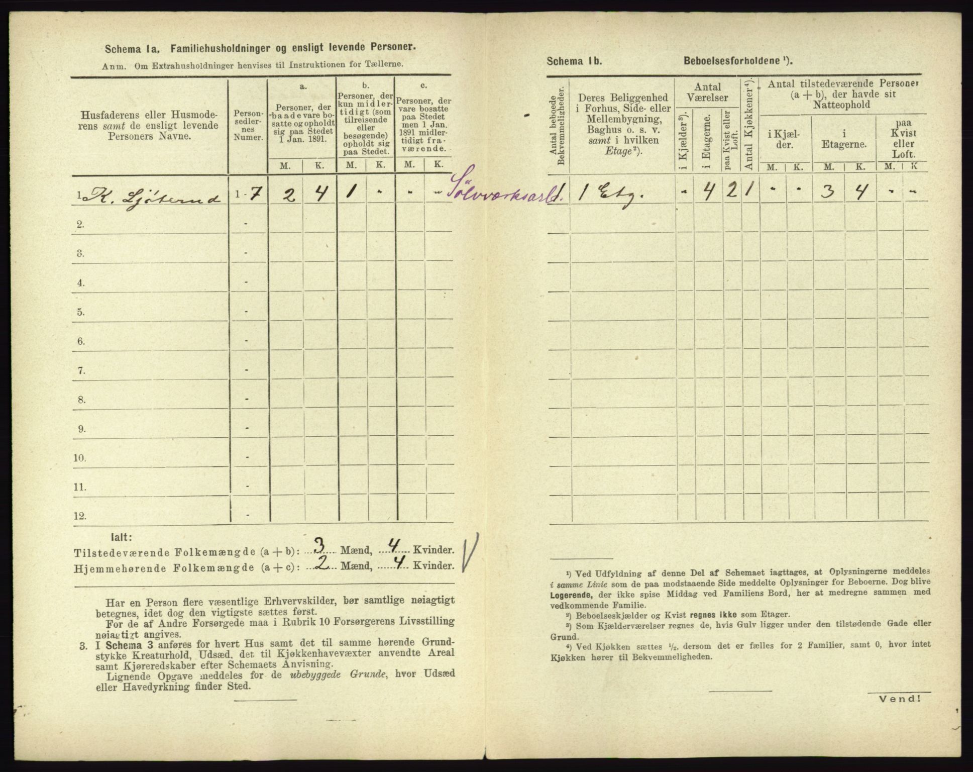 RA, 1891 census for 0604 Kongsberg, 1891, p. 1212