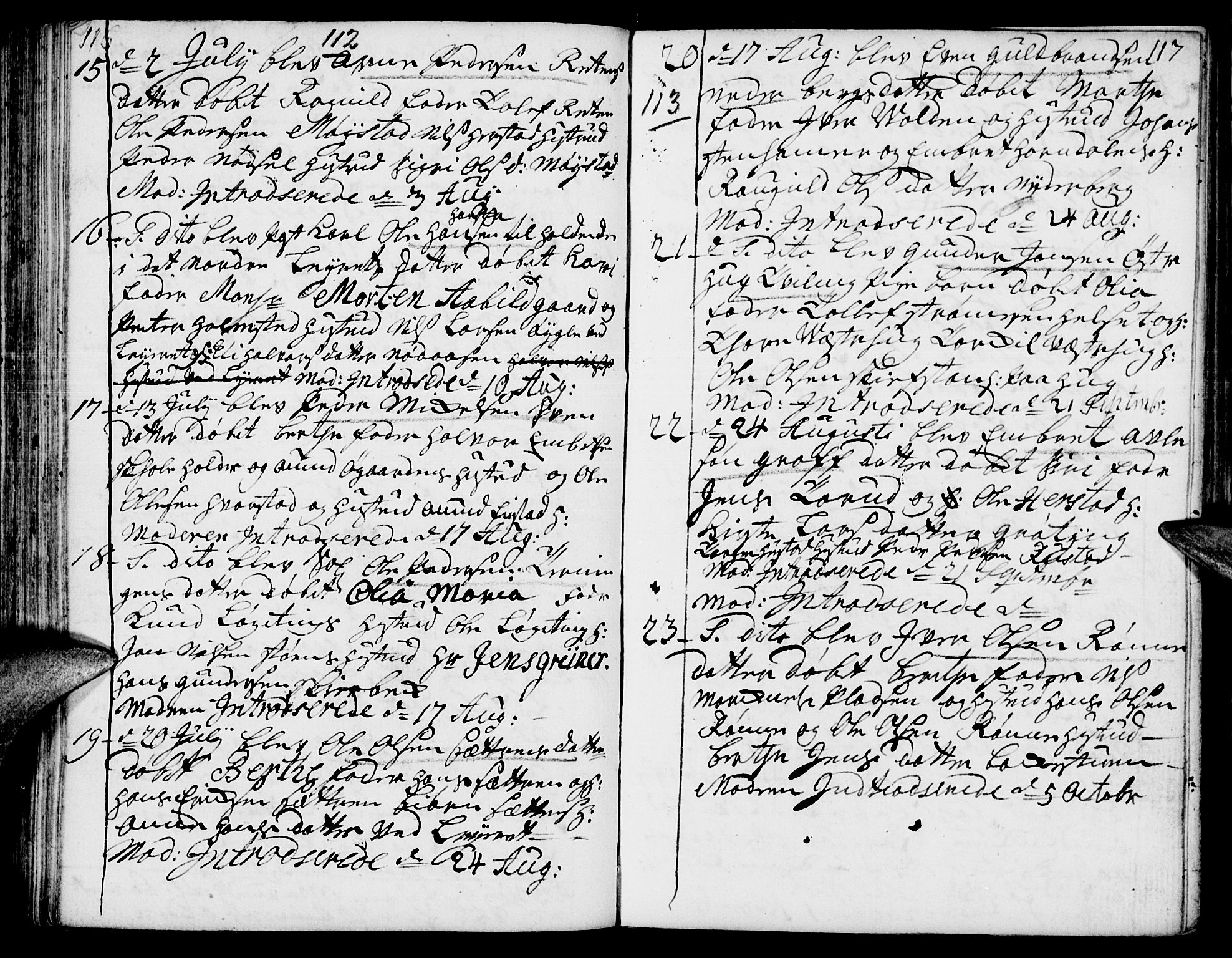 Elverum prestekontor, AV/SAH-PREST-044/H/Ha/Haa/L0002: Parish register (official) no. 2, 1751-1756, p. 116-117