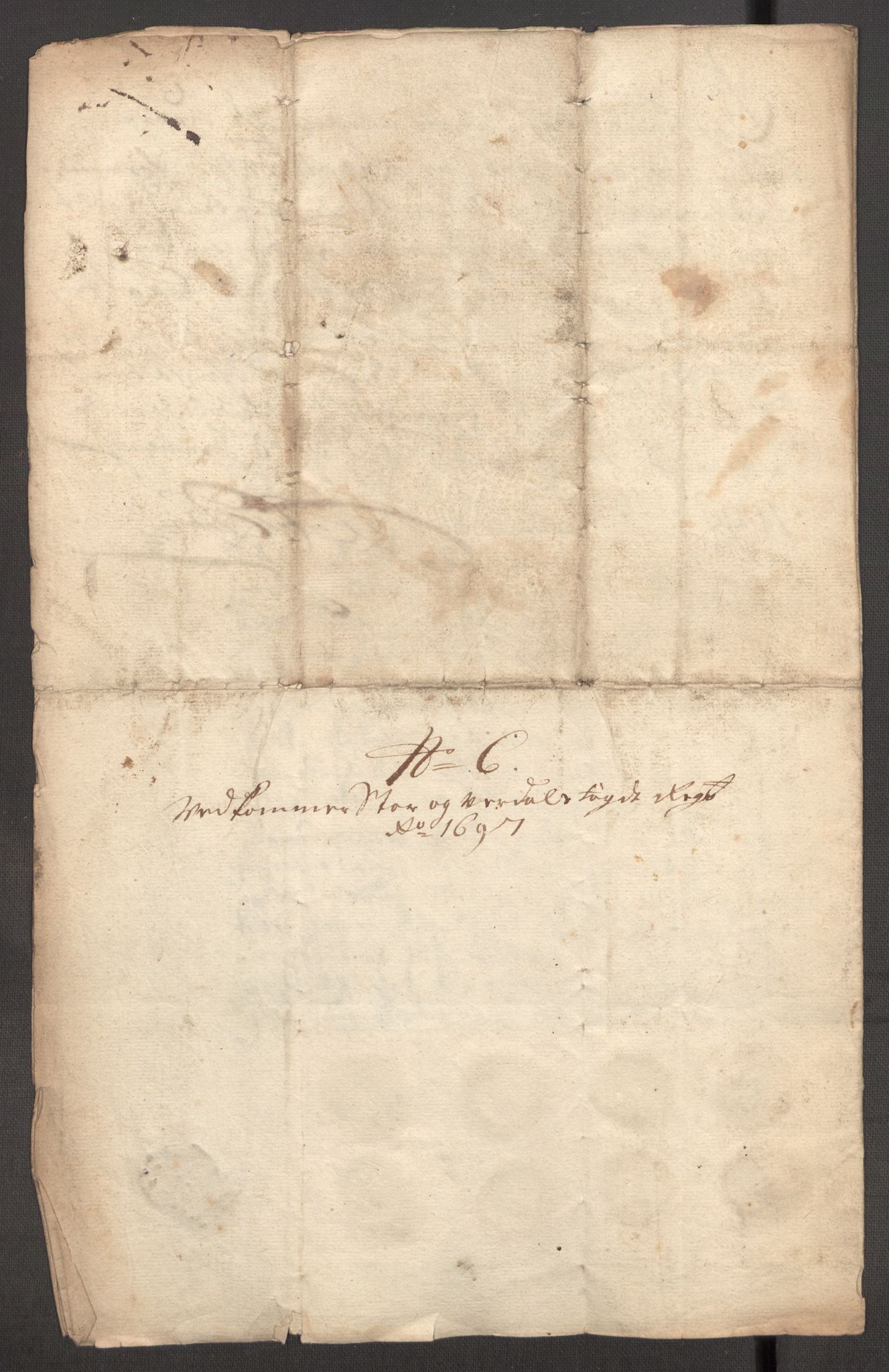 Rentekammeret inntil 1814, Reviderte regnskaper, Fogderegnskap, RA/EA-4092/R62/L4189: Fogderegnskap Stjørdal og Verdal, 1697, p. 171
