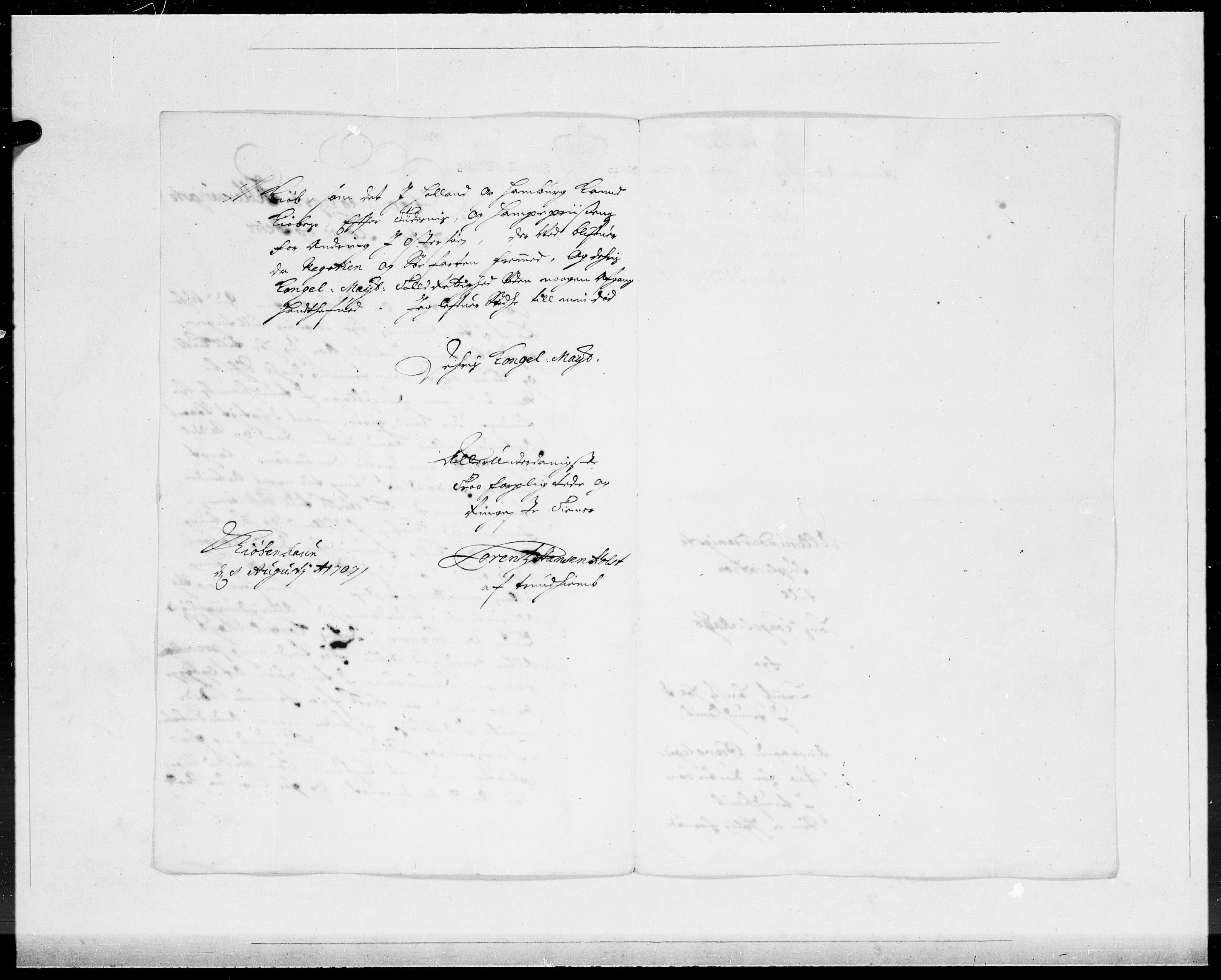 Danske Kanselli 1572-1799, AV/RA-EA-3023/F/Fc/Fcc/Fcca/L0066: Norske innlegg 1572-1799, 1708, p. 93