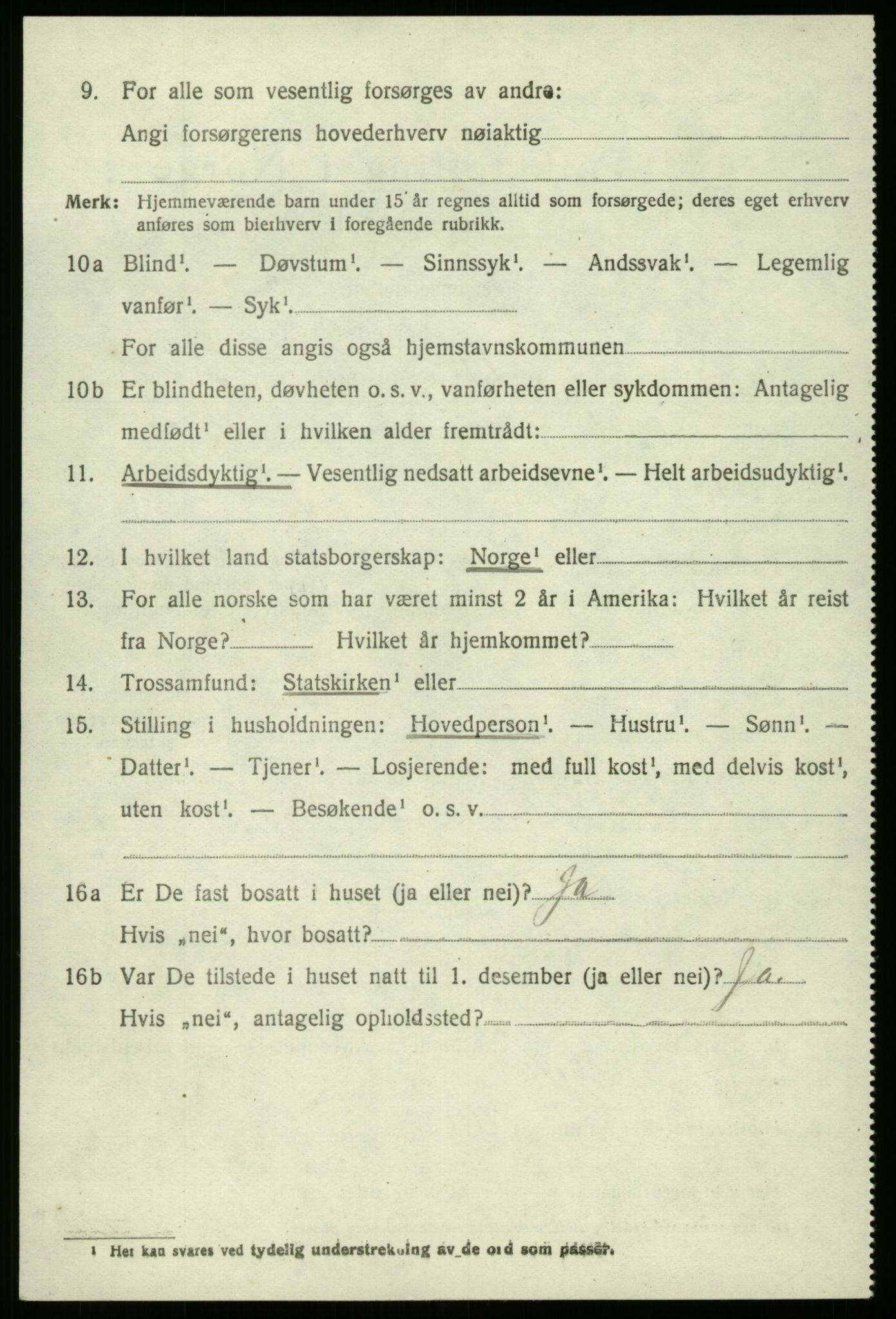 SAB, 1920 census for Eid, 1920, p. 2249