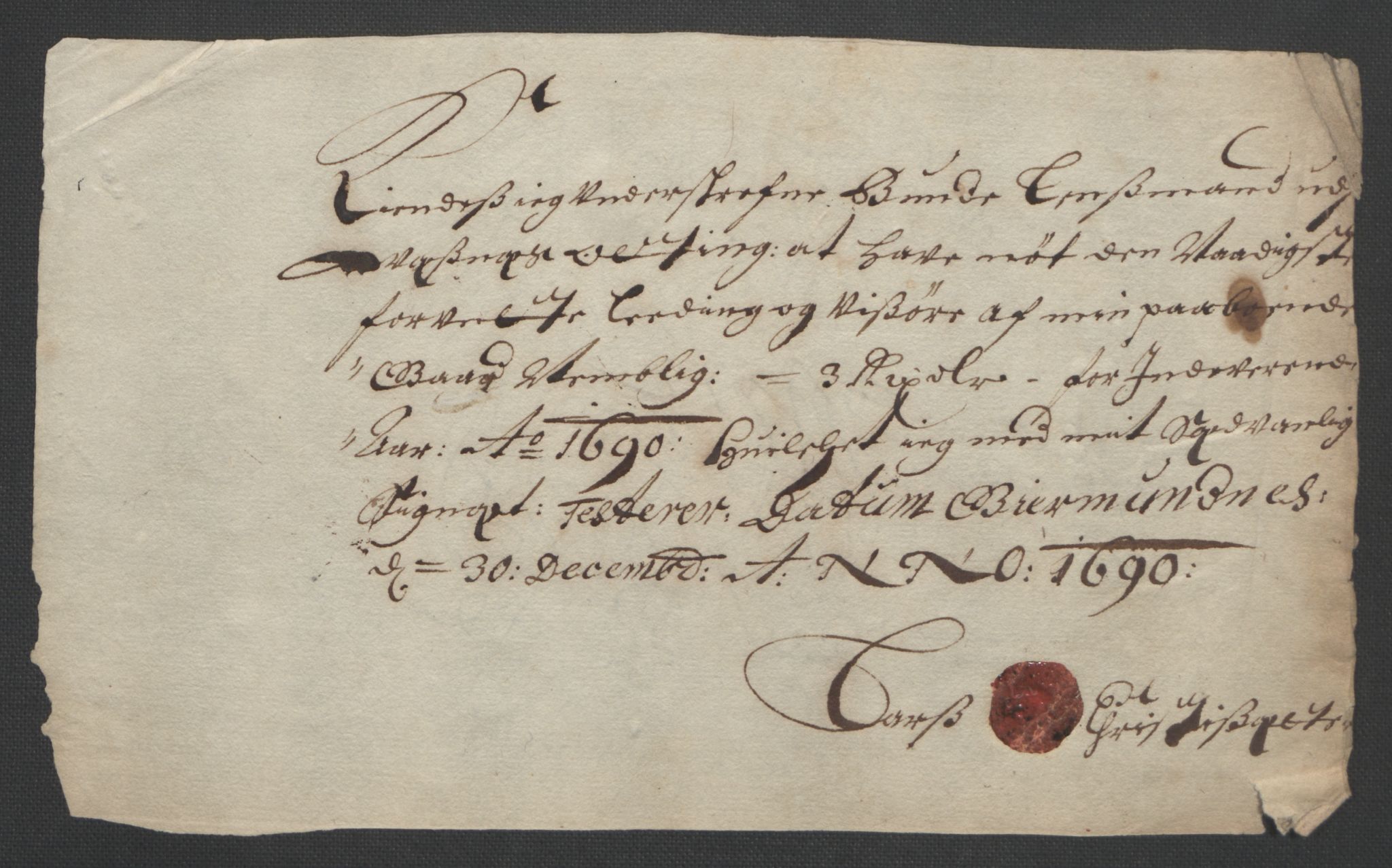 Rentekammeret inntil 1814, Reviderte regnskaper, Fogderegnskap, AV/RA-EA-4092/R55/L3649: Fogderegnskap Romsdal, 1690-1691, p. 185