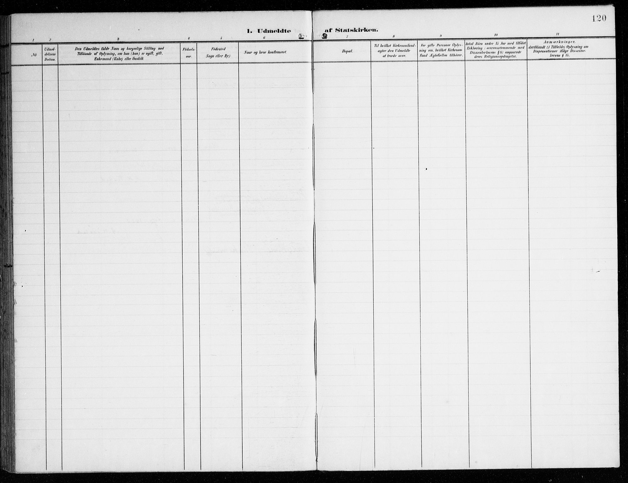 St. Jørgens hospital og Årstad sokneprestembete, AV/SAB-A-99934: Parish register (official) no. A 14, 1902-1935, p. 120