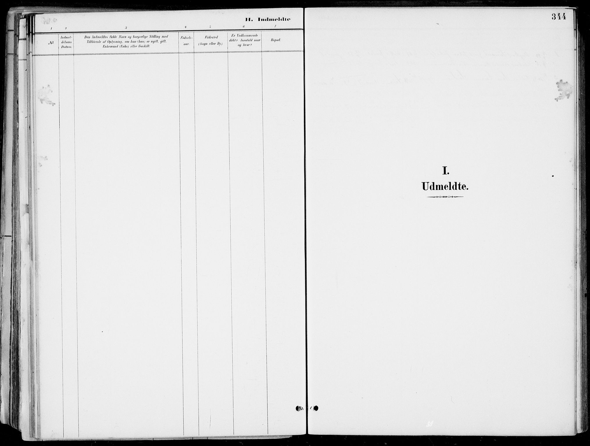 Strandebarm sokneprestembete, SAB/A-78401/H/Haa: Parish register (official) no. E  1, 1886-1908, p. 344