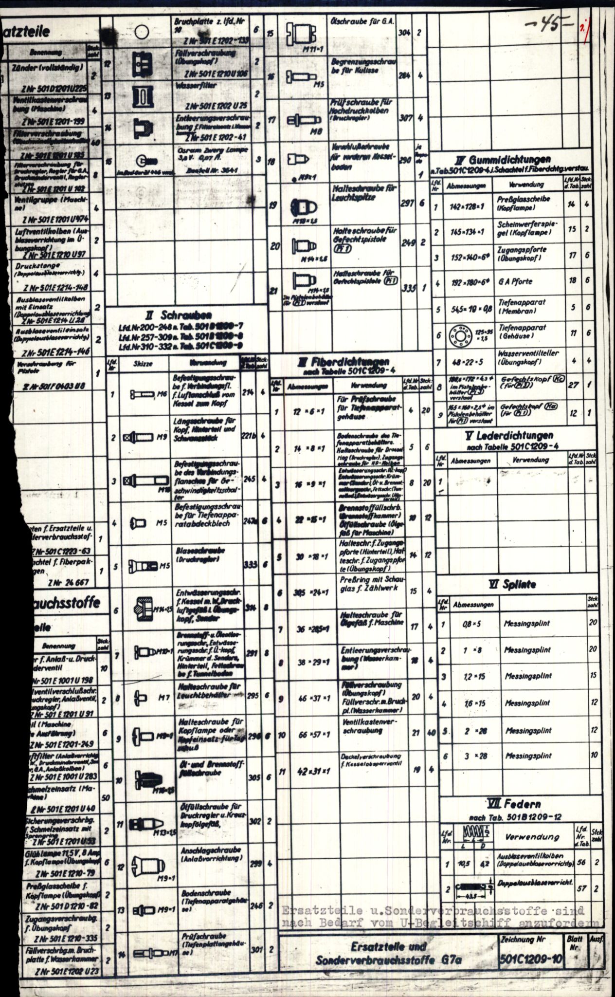 Forsvarets Overkommando. 2 kontor. Arkiv 11.4. Spredte tyske arkivsaker, AV/RA-RAFA-7031/D/Dar/Darc/L0031: Tysk marine og marineartilleri, 1940-1943, p. 58