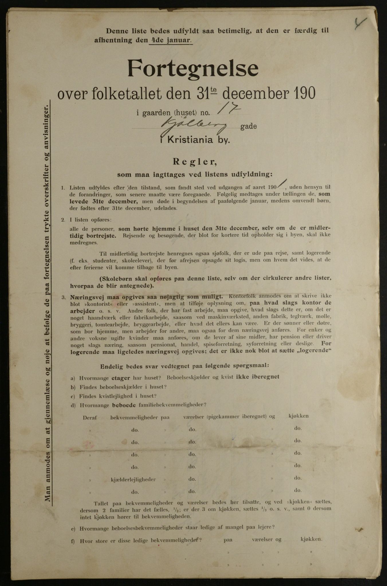 OBA, Municipal Census 1901 for Kristiania, 1901, p. 8018