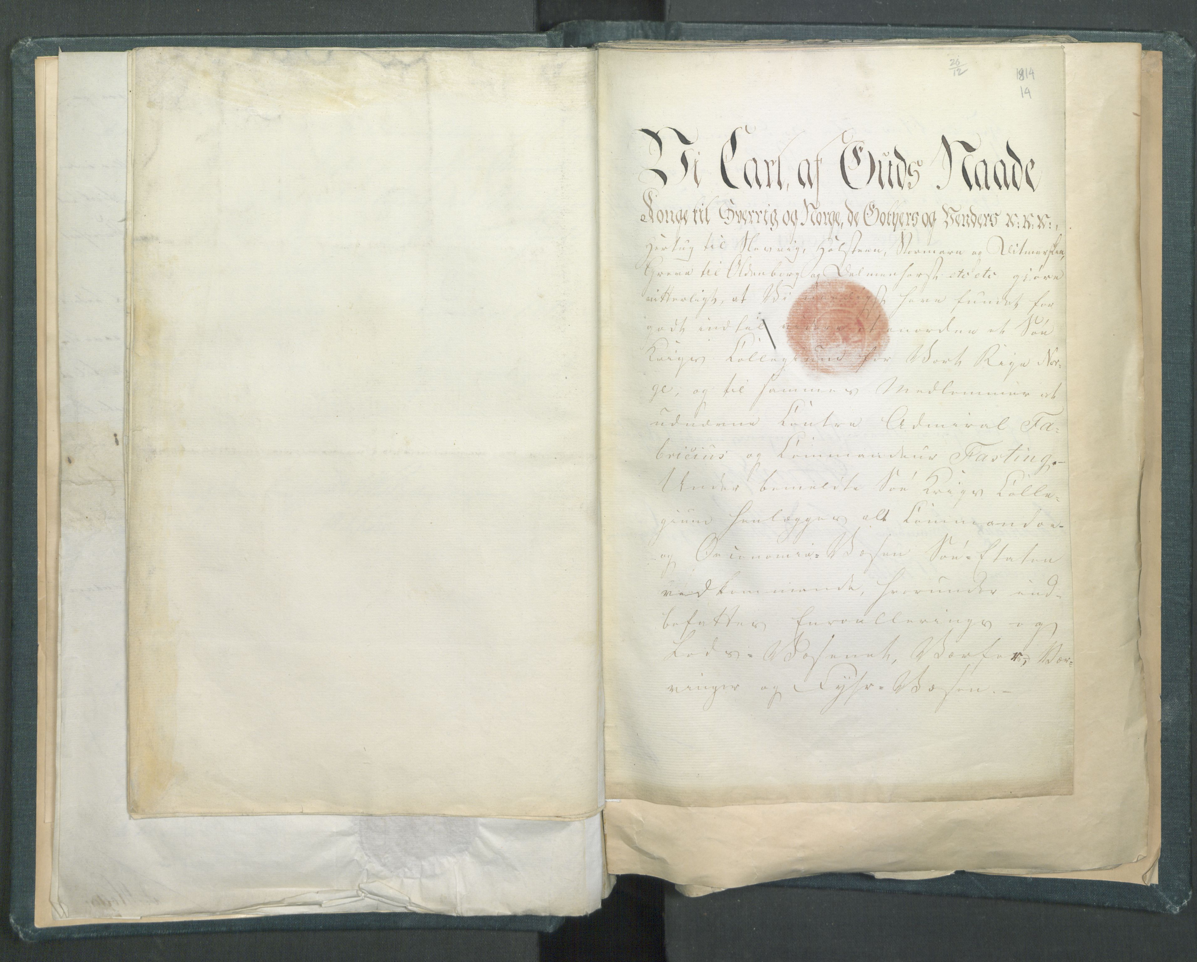 Statsrådssekretariatet, AV/RA-S-1001/D/Dd/Dda/L0001: Lover etc. Tittelbladet "Love, Anordninger, Kundgjørelser, Plakater m.m.", 1814-1815, p. 34
