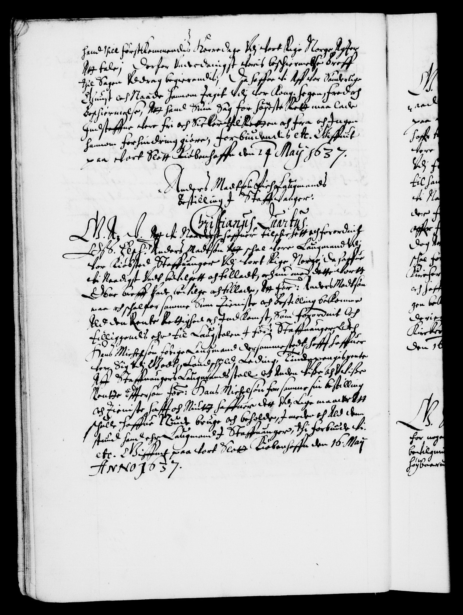 Danske Kanselli 1572-1799, RA/EA-3023/F/Fc/Fca/Fcaa/L0006: Norske registre (mikrofilm), 1637-1642, p. 22b