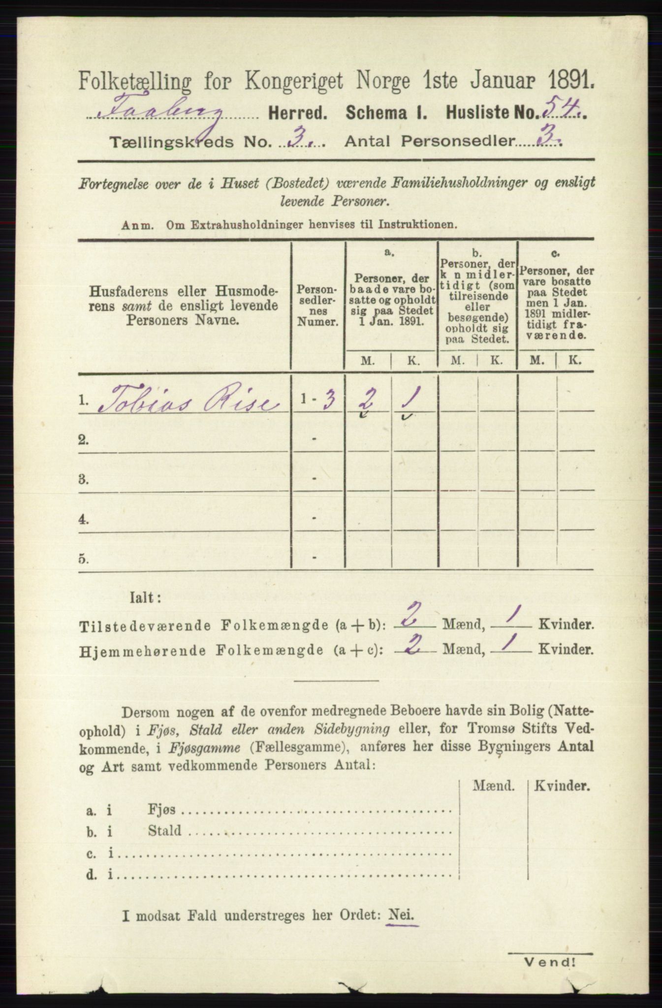 RA, 1891 census for 0524 Fåberg, 1891, p. 857