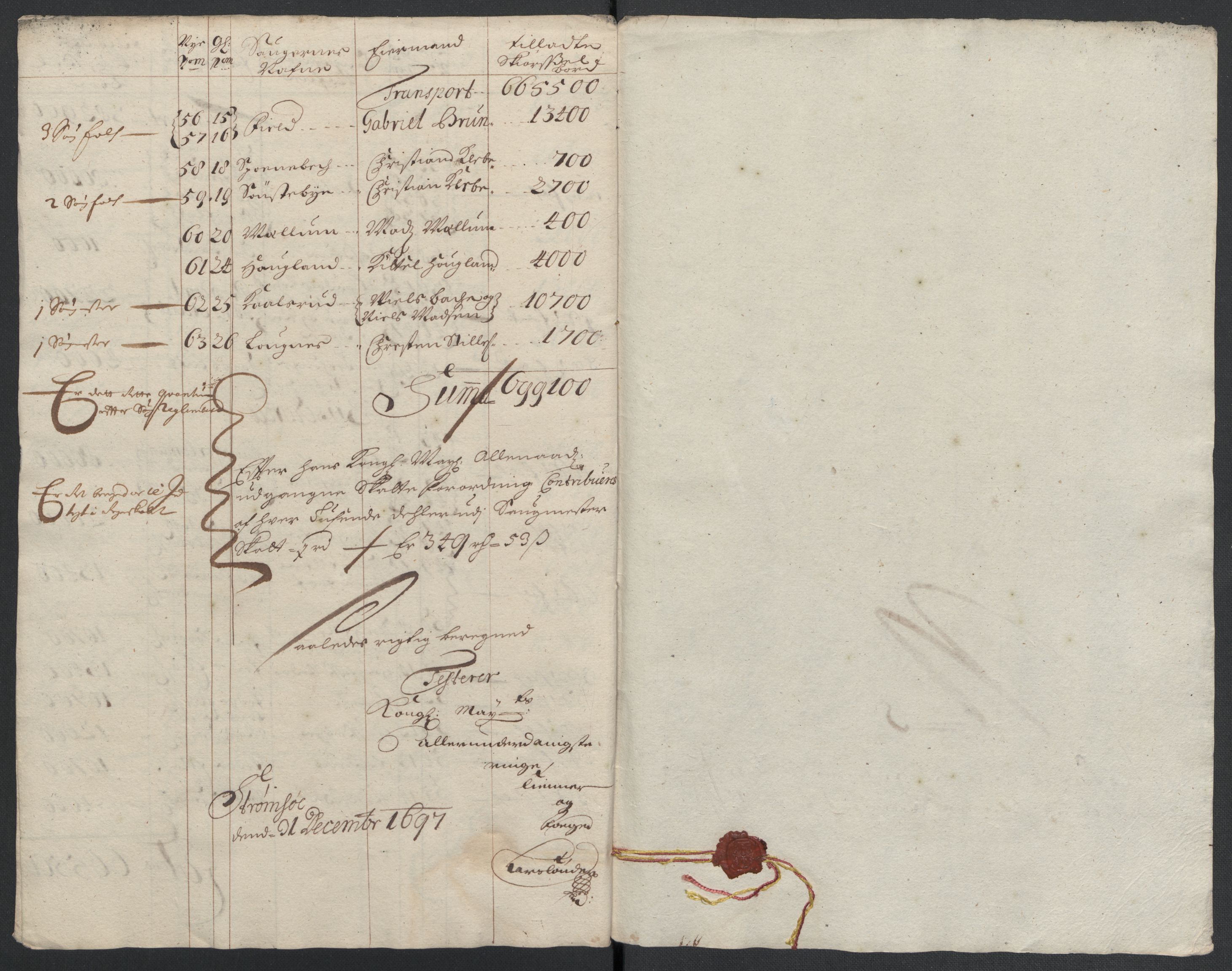 Rentekammeret inntil 1814, Reviderte regnskaper, Fogderegnskap, AV/RA-EA-4092/R22/L1454: Fogderegnskap Ringerike, Hallingdal og Buskerud, 1697, p. 251