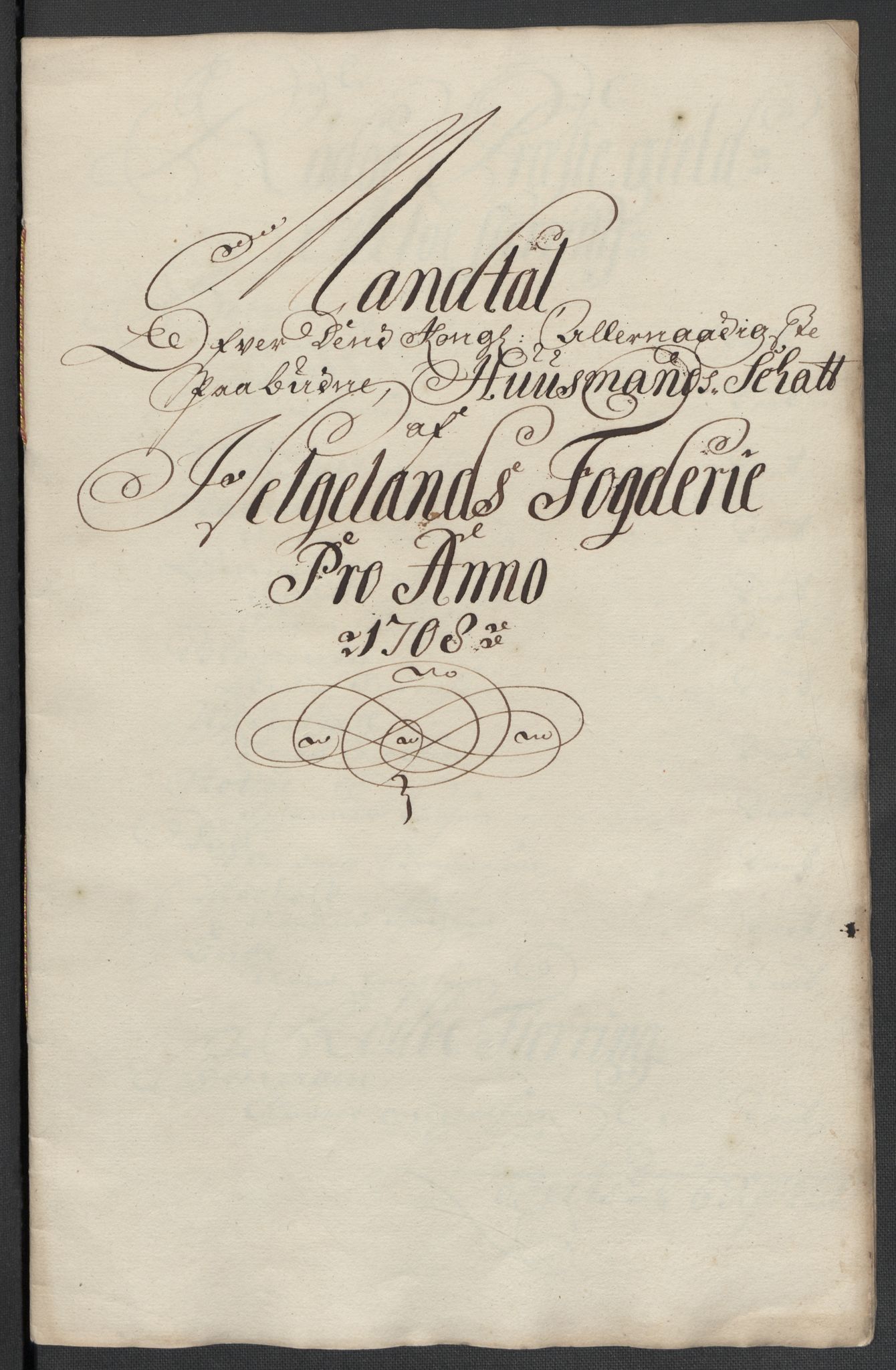 Rentekammeret inntil 1814, Reviderte regnskaper, Fogderegnskap, RA/EA-4092/R65/L4510: Fogderegnskap Helgeland, 1708-1709, p. 119