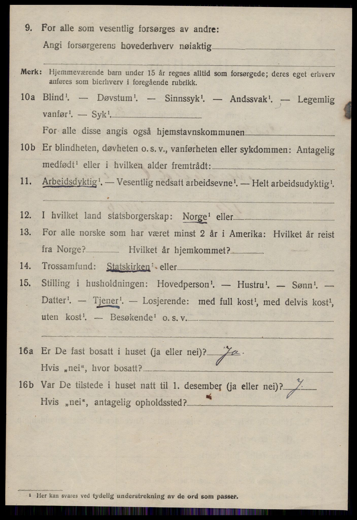 SAT, 1920 census for Giske, 1920, p. 3633