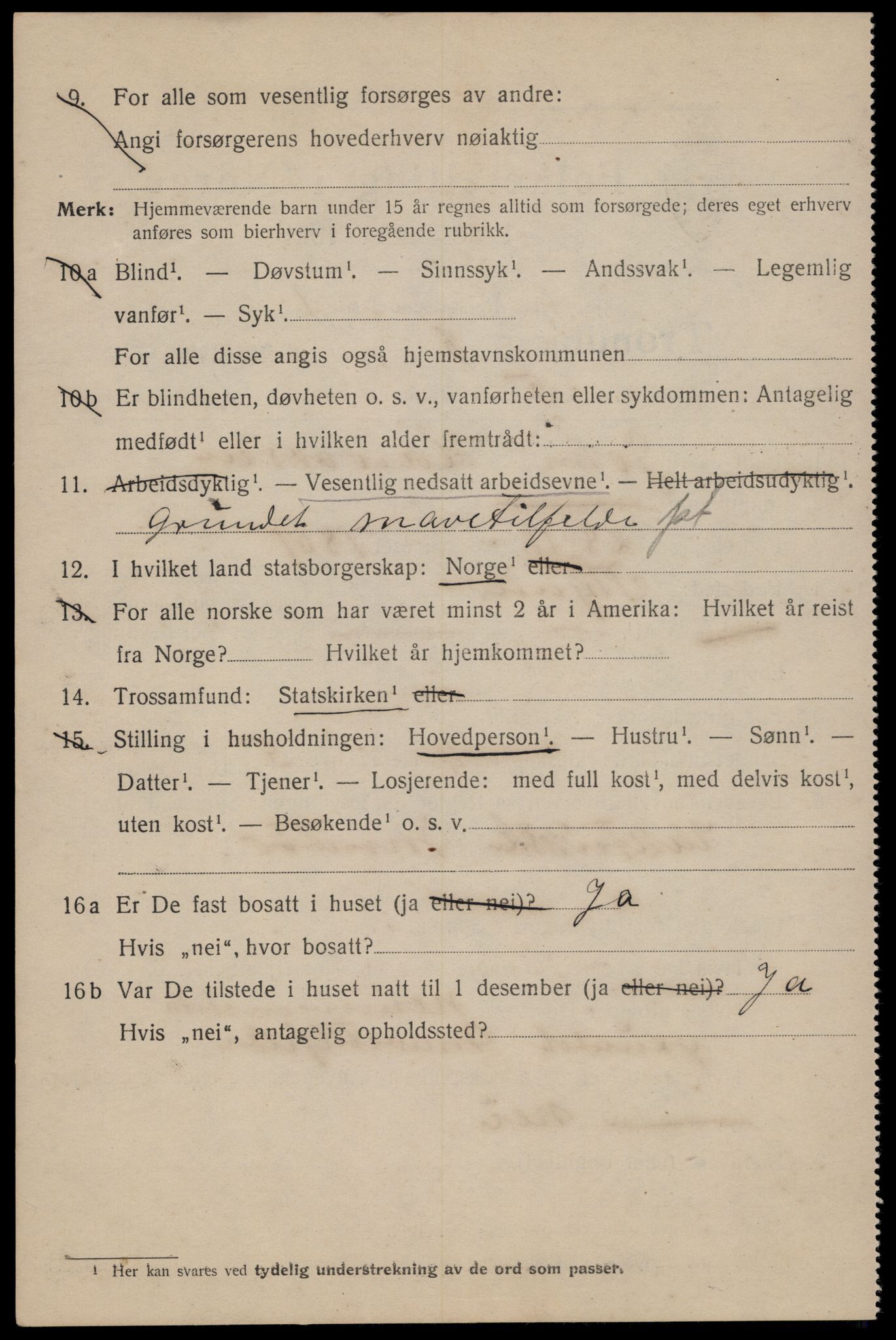 SAT, 1920 census for Trondheim, 1920, p. 59671