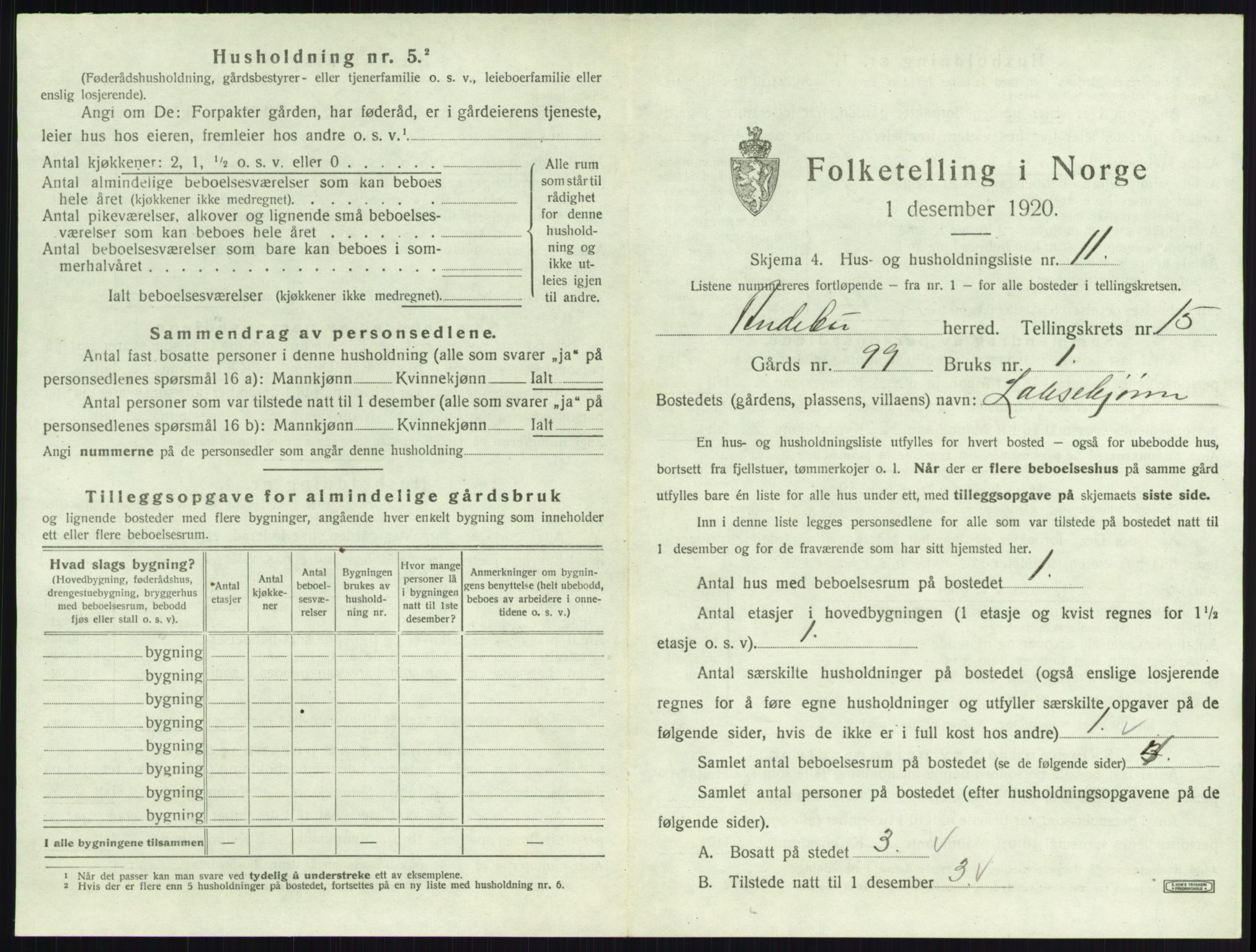 SAKO, 1920 census for Andebu, 1920, p. 859